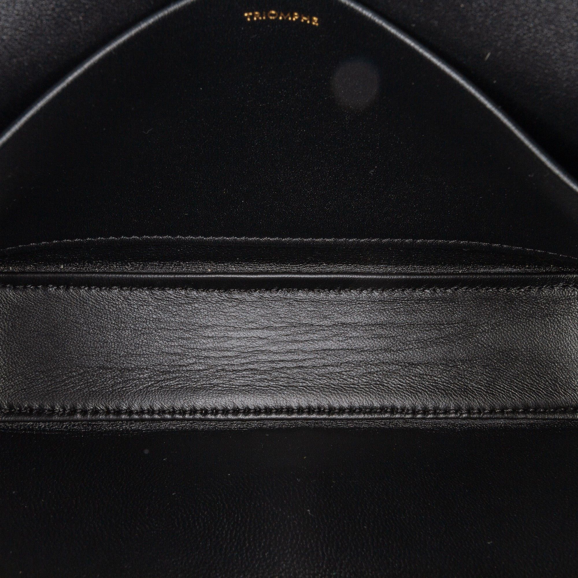 Celine Celine Shiny Calfskin Claude Chain Shoulder Bag Black Size ONE SIZE - 4 Thumbnail