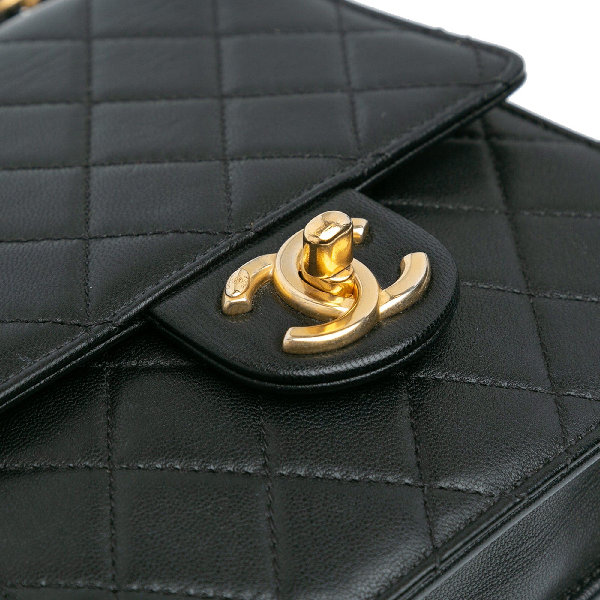 Chanel Chanel Quilted Goatskin Chic Pearls Flap Black Size ONE SIZE - 8 Thumbnail