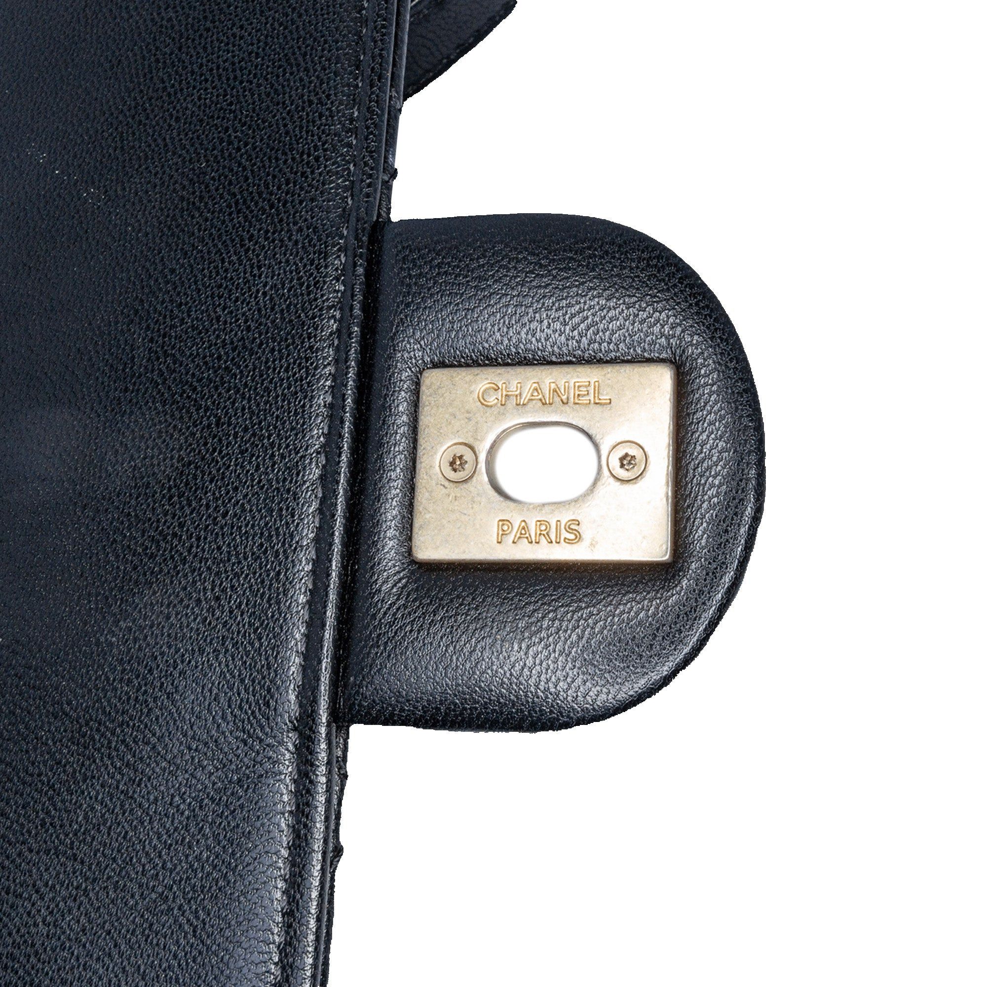 Chanel Chanel Quilted Goatskin Chic Pearls Flap Black Size ONE SIZE - 7 Thumbnail