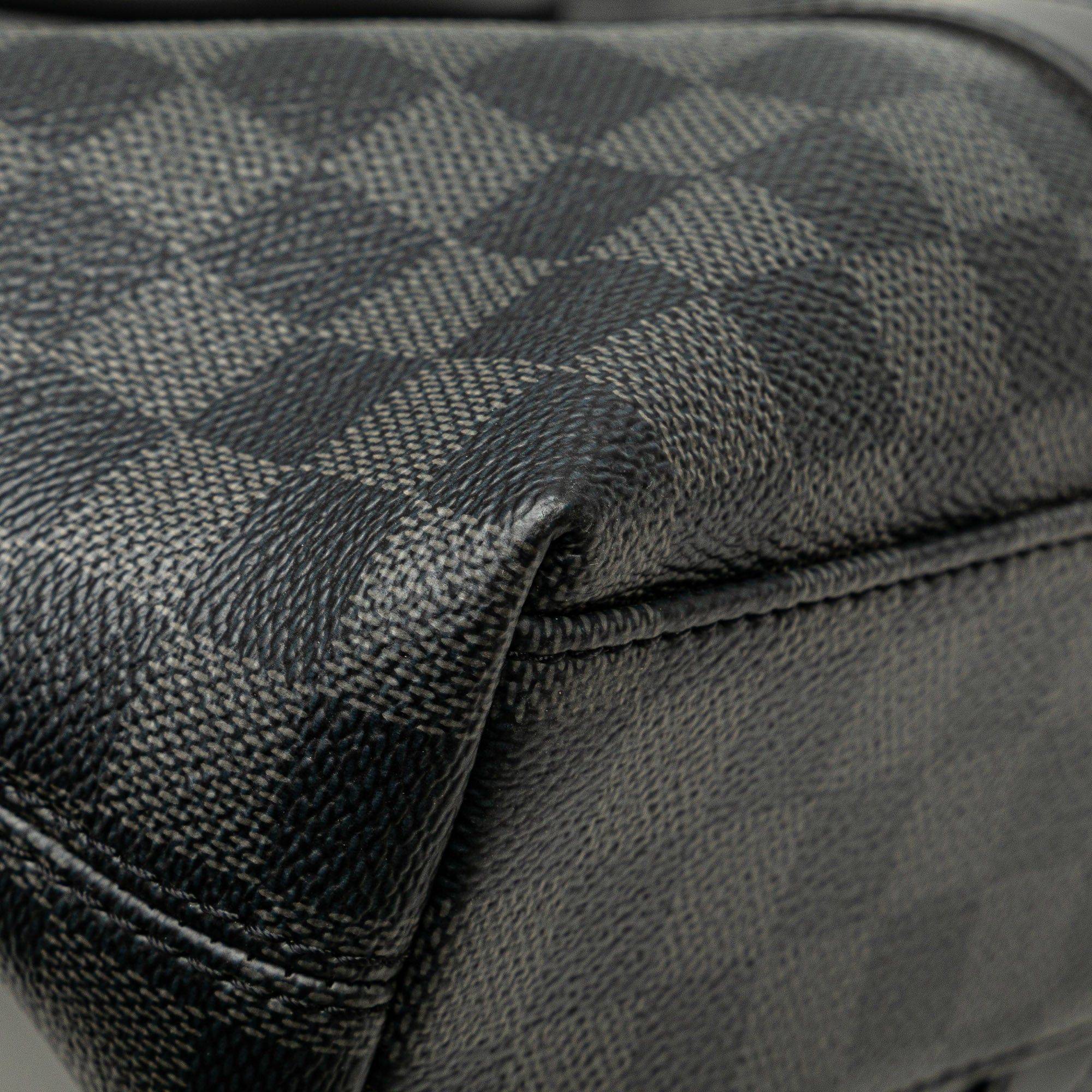 Louis Vuitton Louis Vuitton Damier Graphite Anton Tote Black Size ONE SIZE - 9 Thumbnail