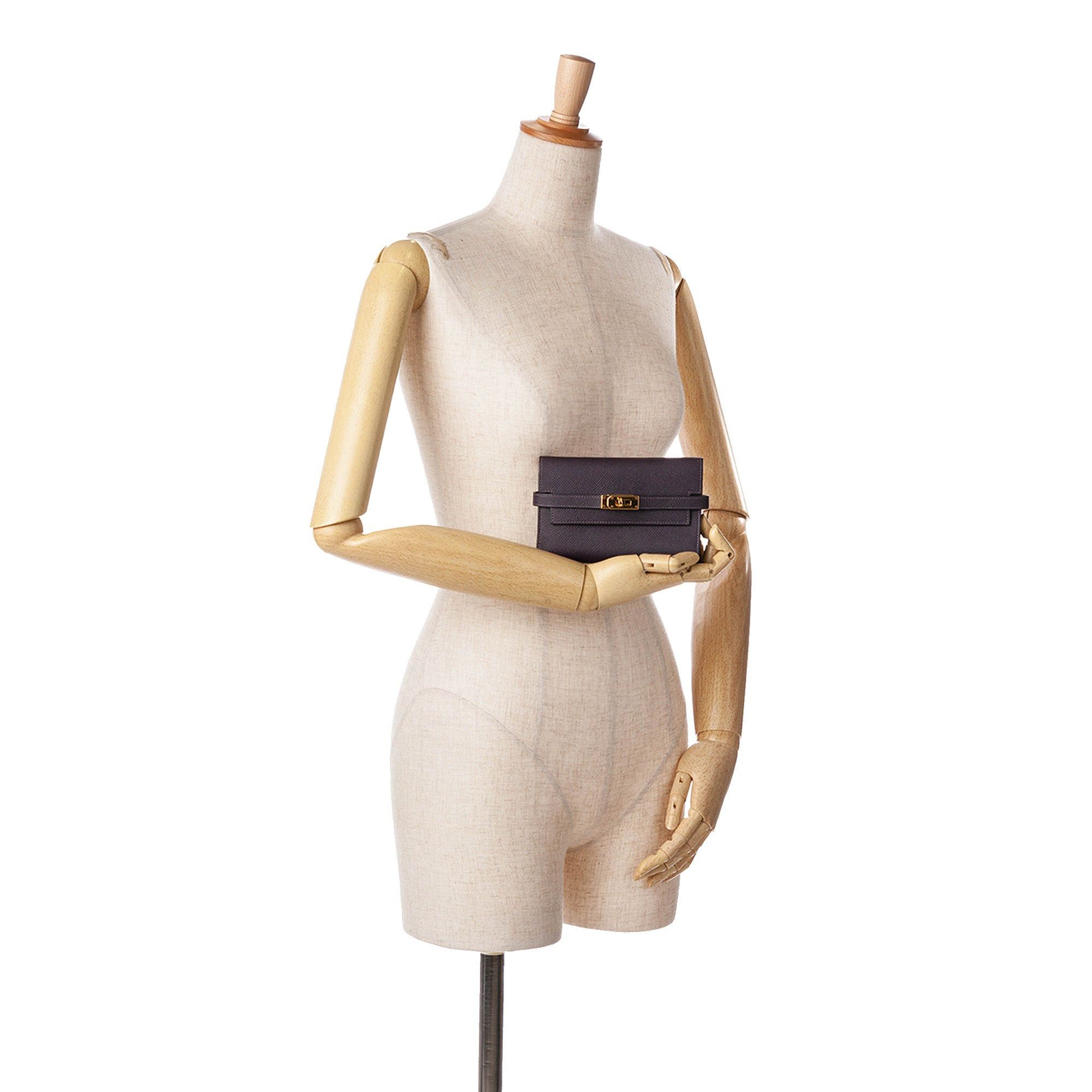 Hermes Hermès Medium Epsom Verso Kelly Wallet Purple Size ONE SIZE - 8 Thumbnail