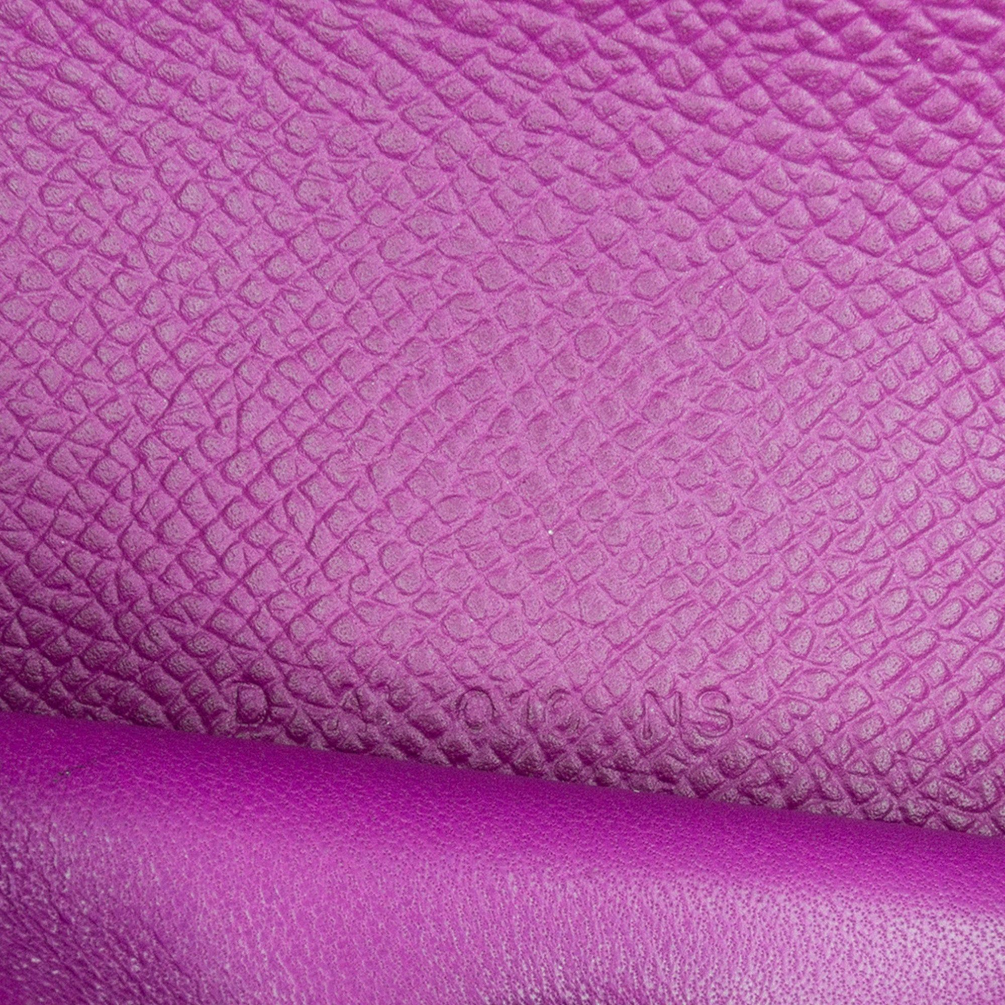 Hermes Hermès Medium Epsom Verso Kelly Wallet Purple Size ONE SIZE - 5 Thumbnail