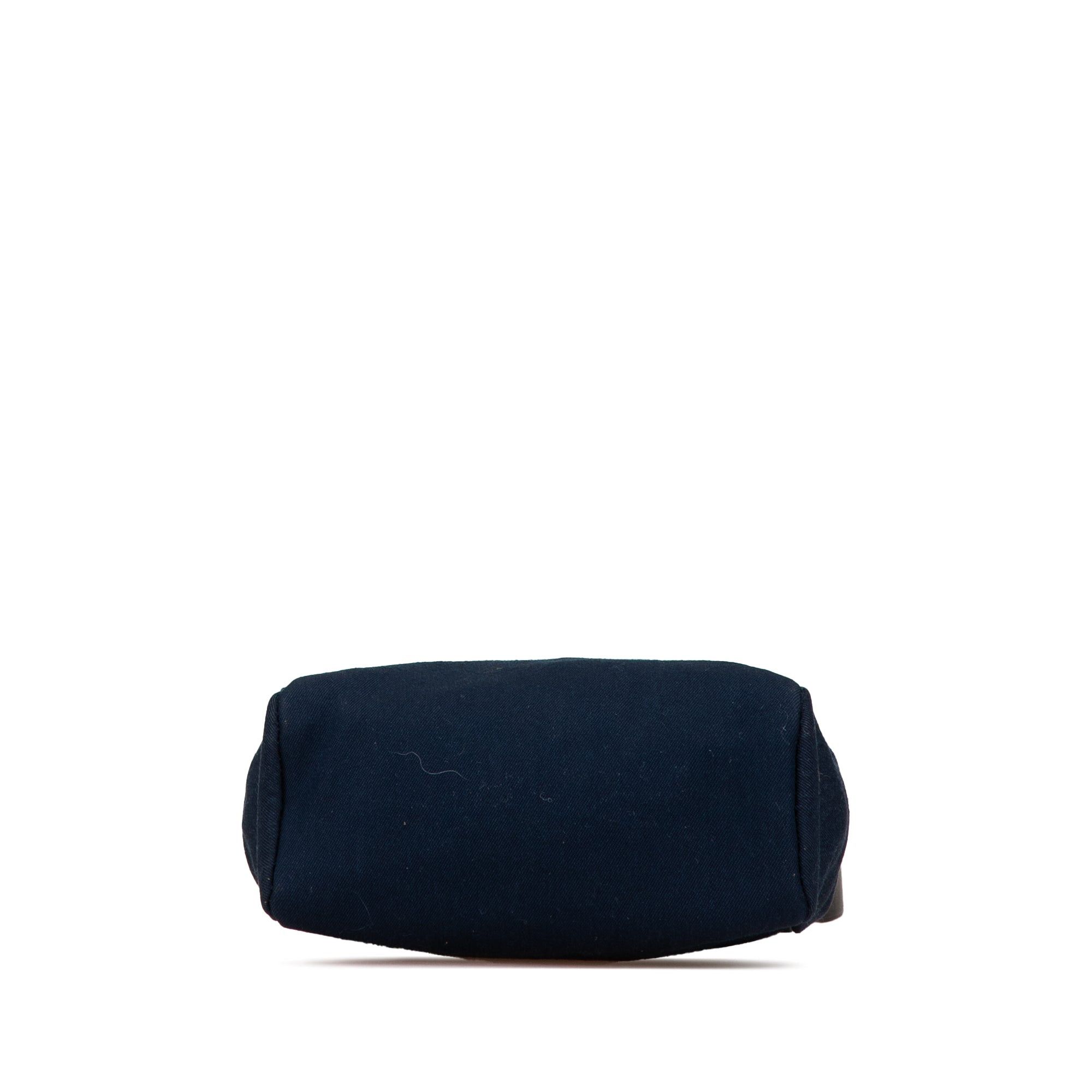 Hermes Hermès Herbag Canvas TPM Blue Size ONE SIZE - 3 Thumbnail