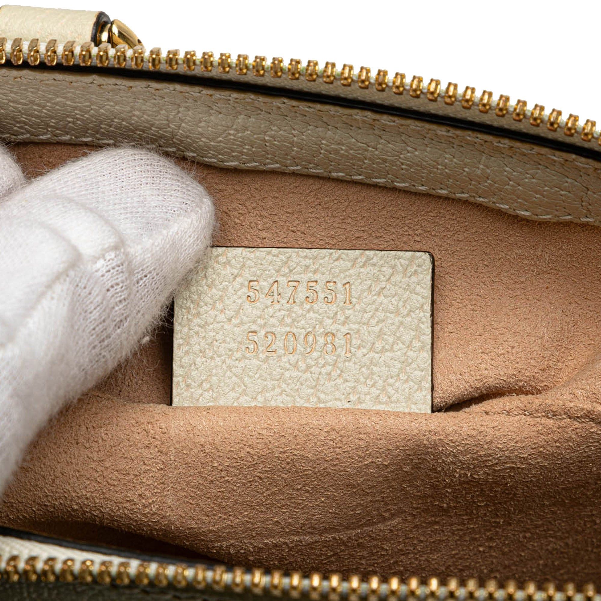 Gucci Gucci Small Leather Ophidia Satchel White Size ONE SIZE - 6 Thumbnail