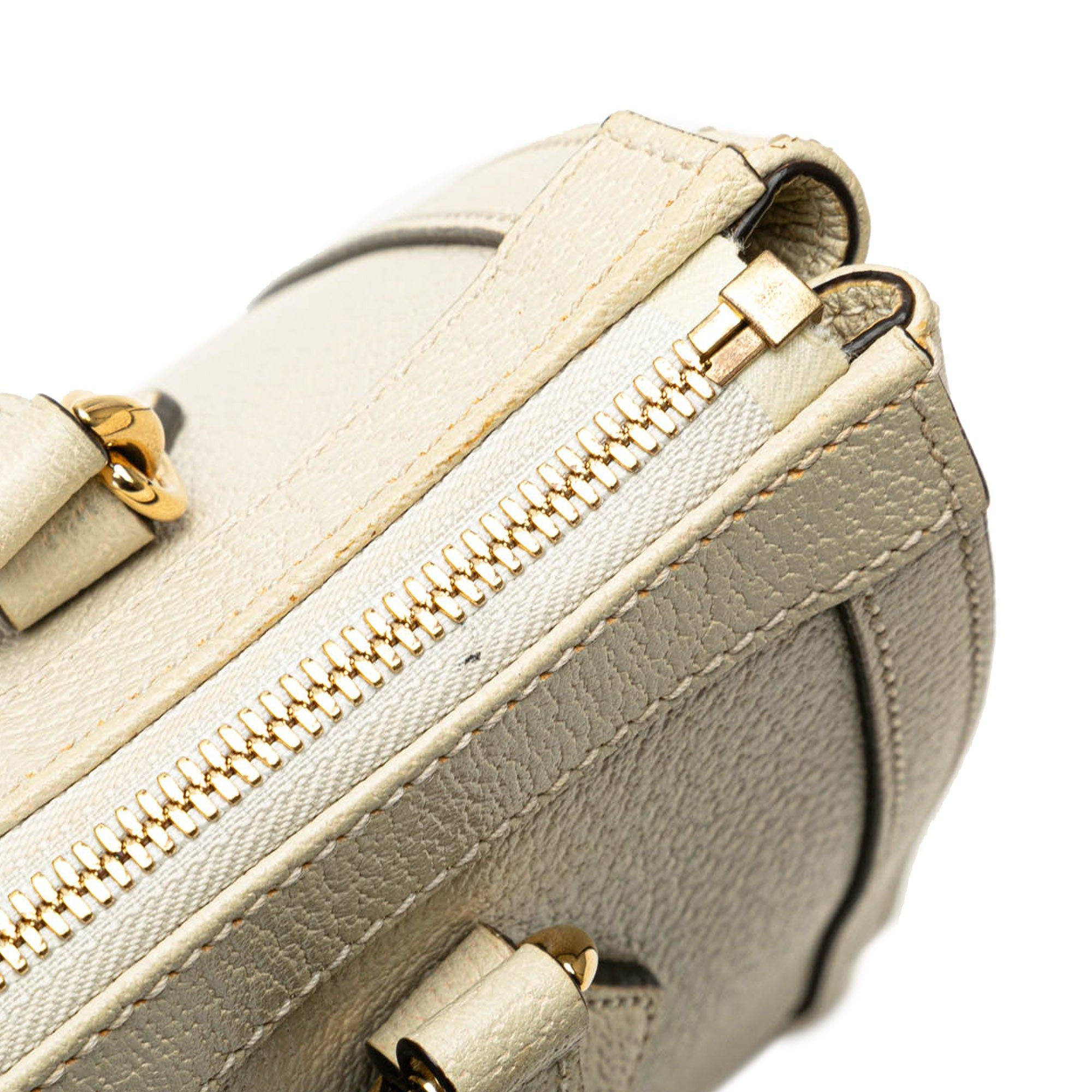 Gucci Gucci Small Leather Ophidia Satchel White Size ONE SIZE - 9 Thumbnail