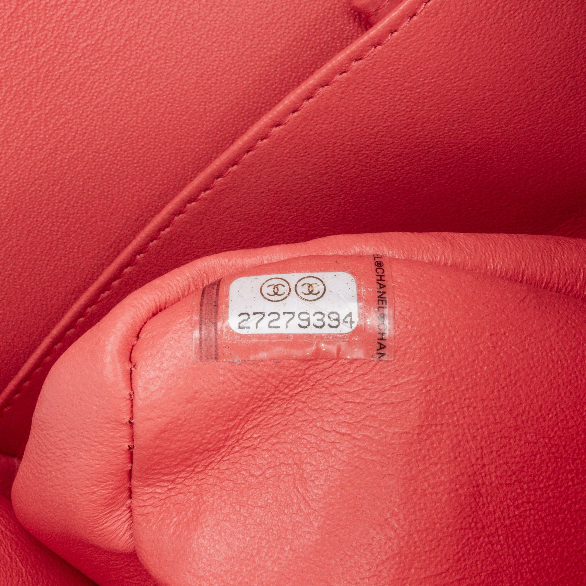 Chanel Chanel Medium Classic Chevron Lambskin Double Flap Red Size ONE SIZE - 6 Thumbnail