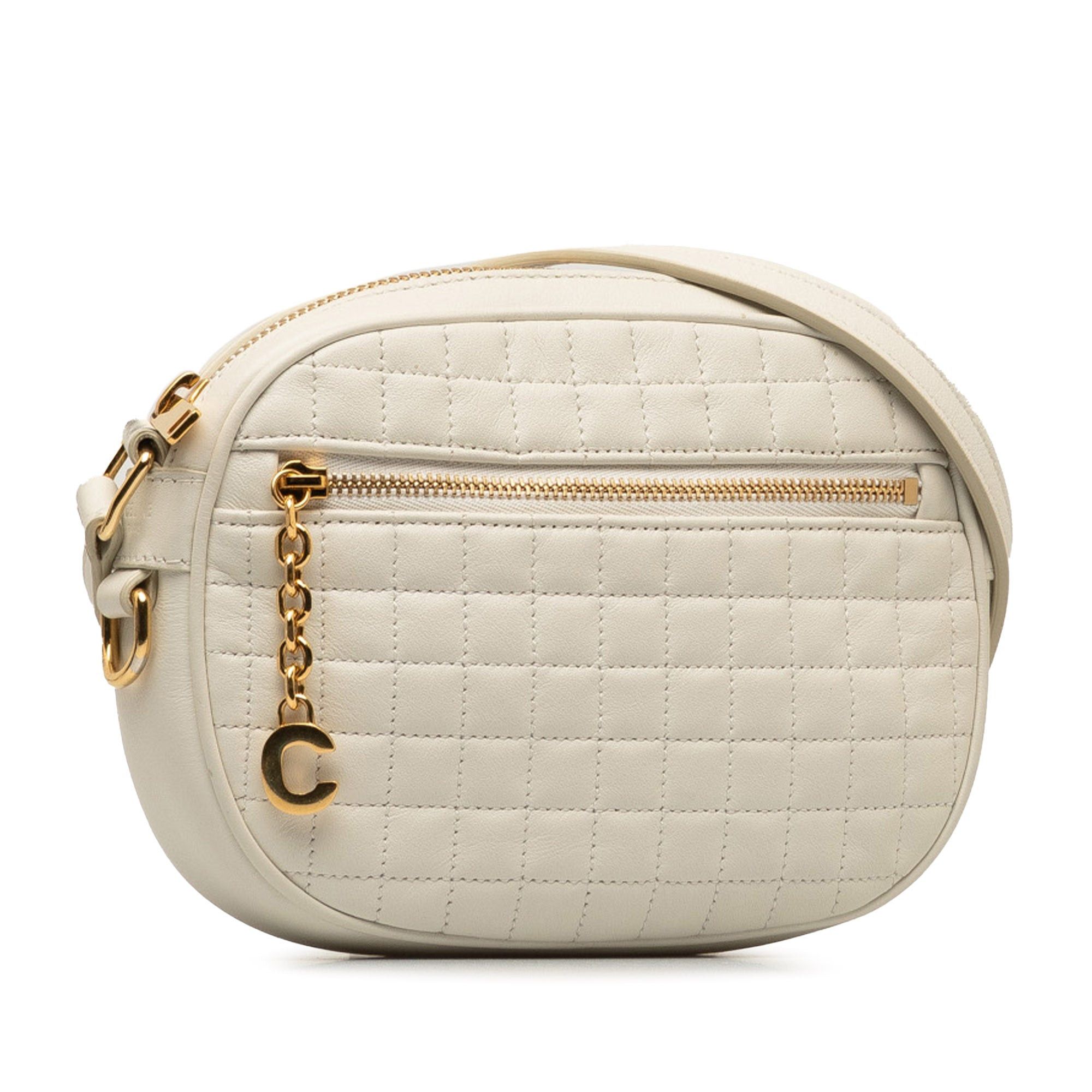 Celine Celine Small C Charm Crossbody Bag White Size ONE SIZE - 2 Thumbnail