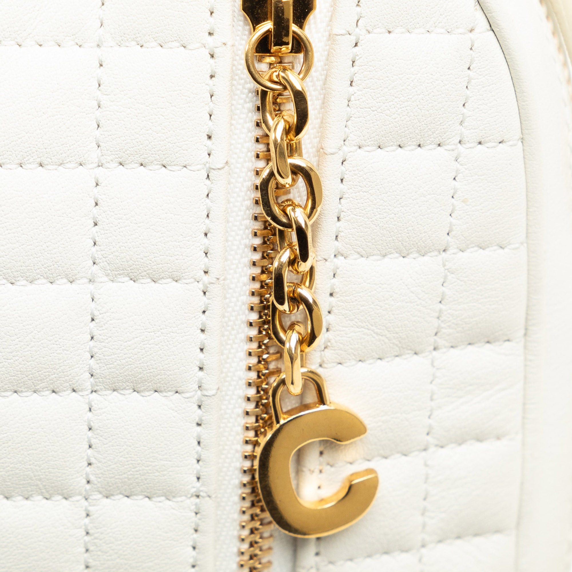 Celine Celine Small C Charm Crossbody Bag White Size ONE SIZE - 8 Thumbnail