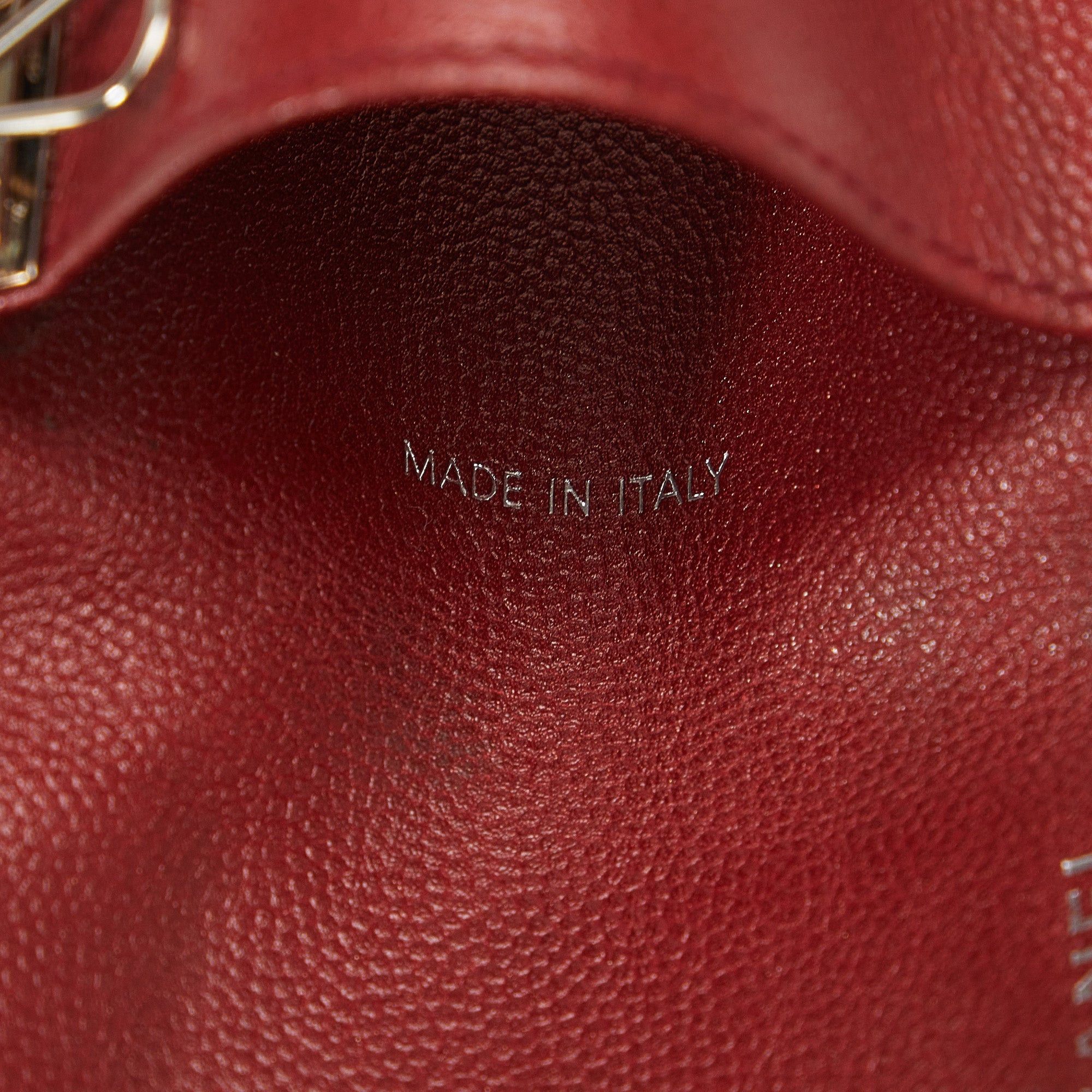 Chanel Chanel CC Caviar Leather Key Holder Red Size ONE SIZE - 7 Thumbnail