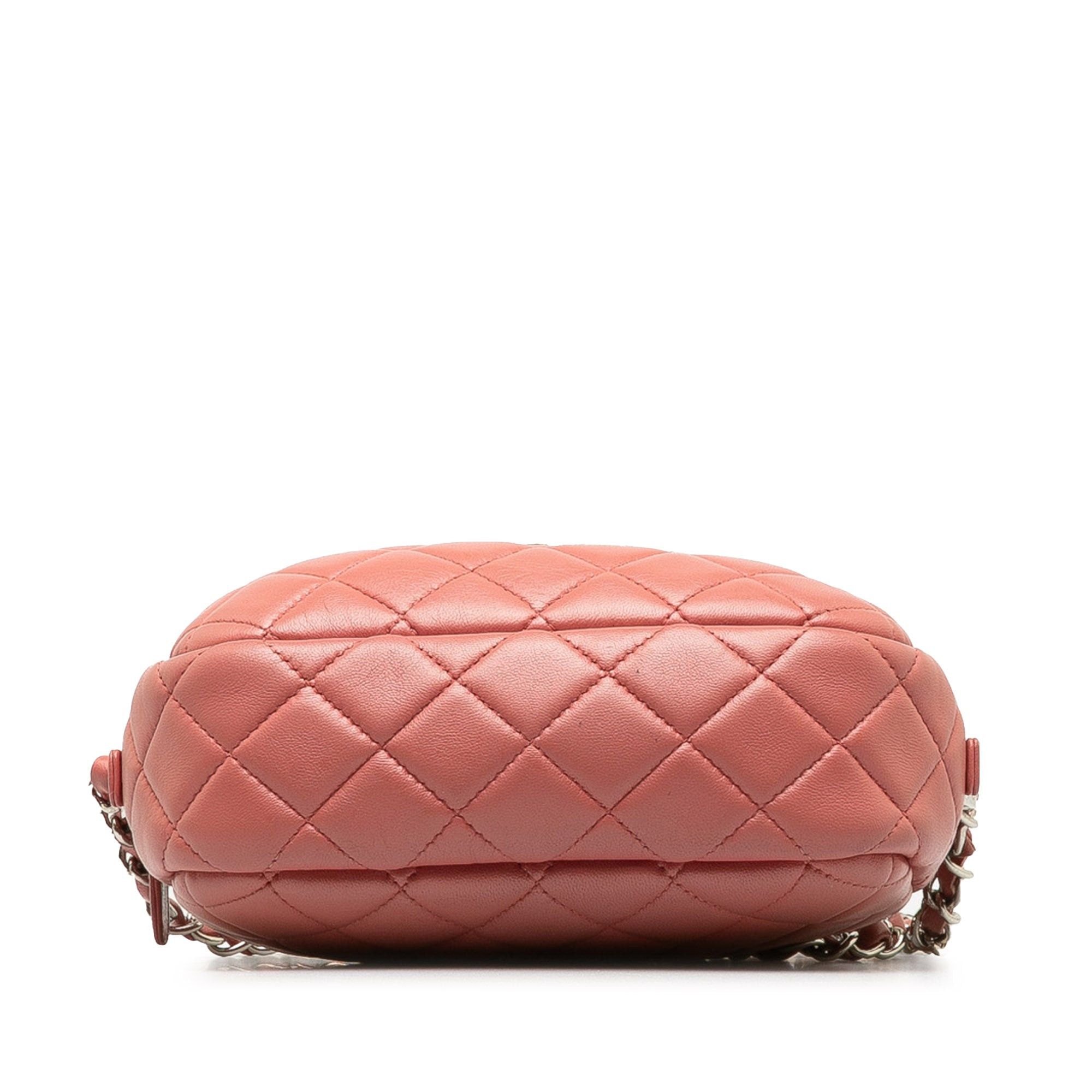 Chanel Chanel Mini Lambskin Camera Case Pink Size ONE SIZE - 4 Thumbnail