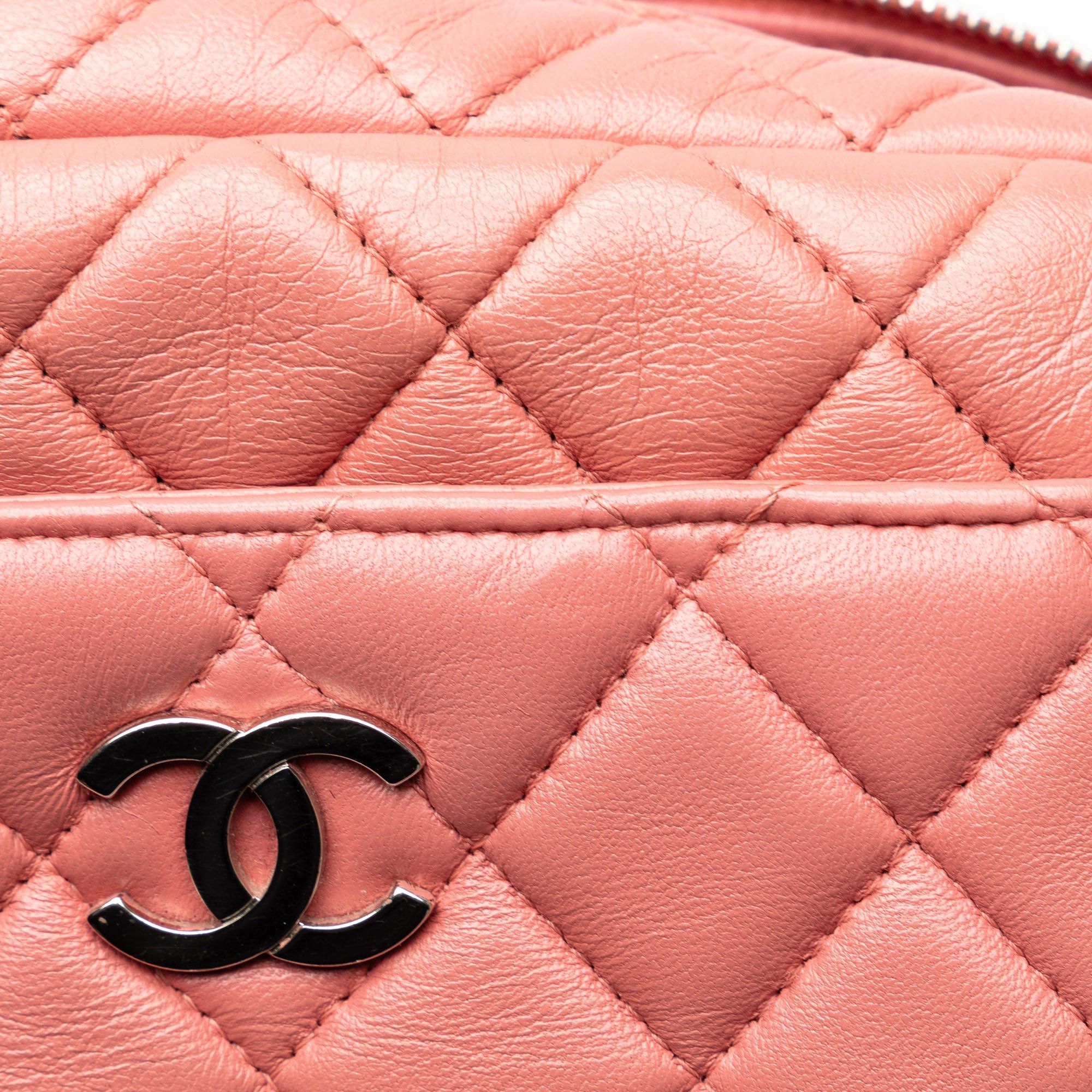 Chanel Chanel Mini Lambskin Camera Case Pink Size ONE SIZE - 8 Thumbnail
