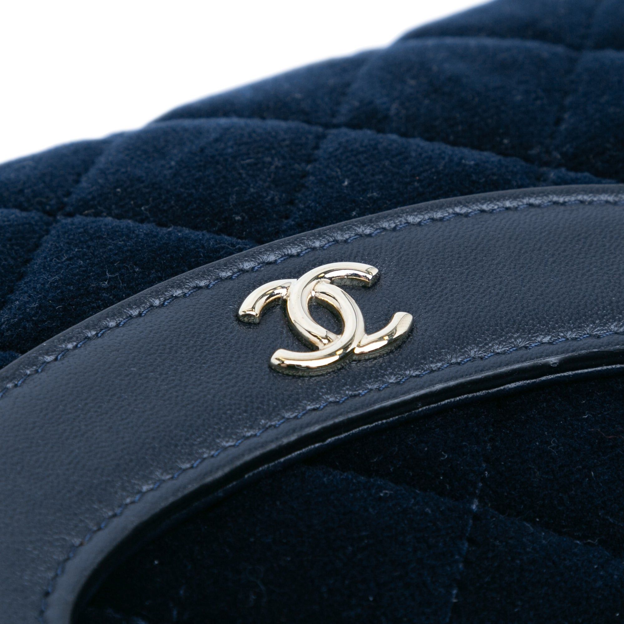 Chanel Chanel Quilted Velvet 31 Clutch Blue Size ONE SIZE - 6 Thumbnail