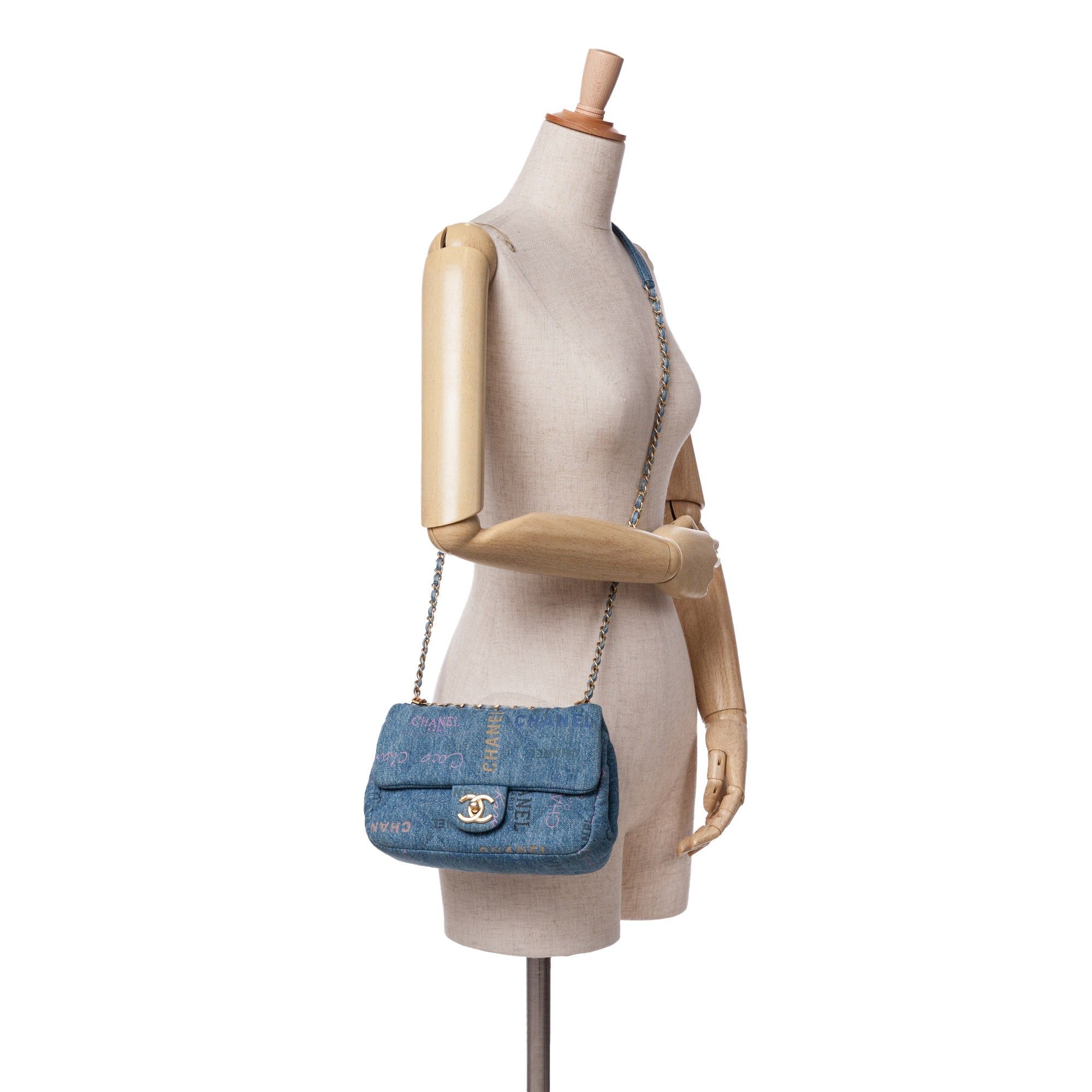 Chanel Chanel Mini Rectangular Denim Mood Flap Blue Size ONE SIZE - 11 Thumbnail