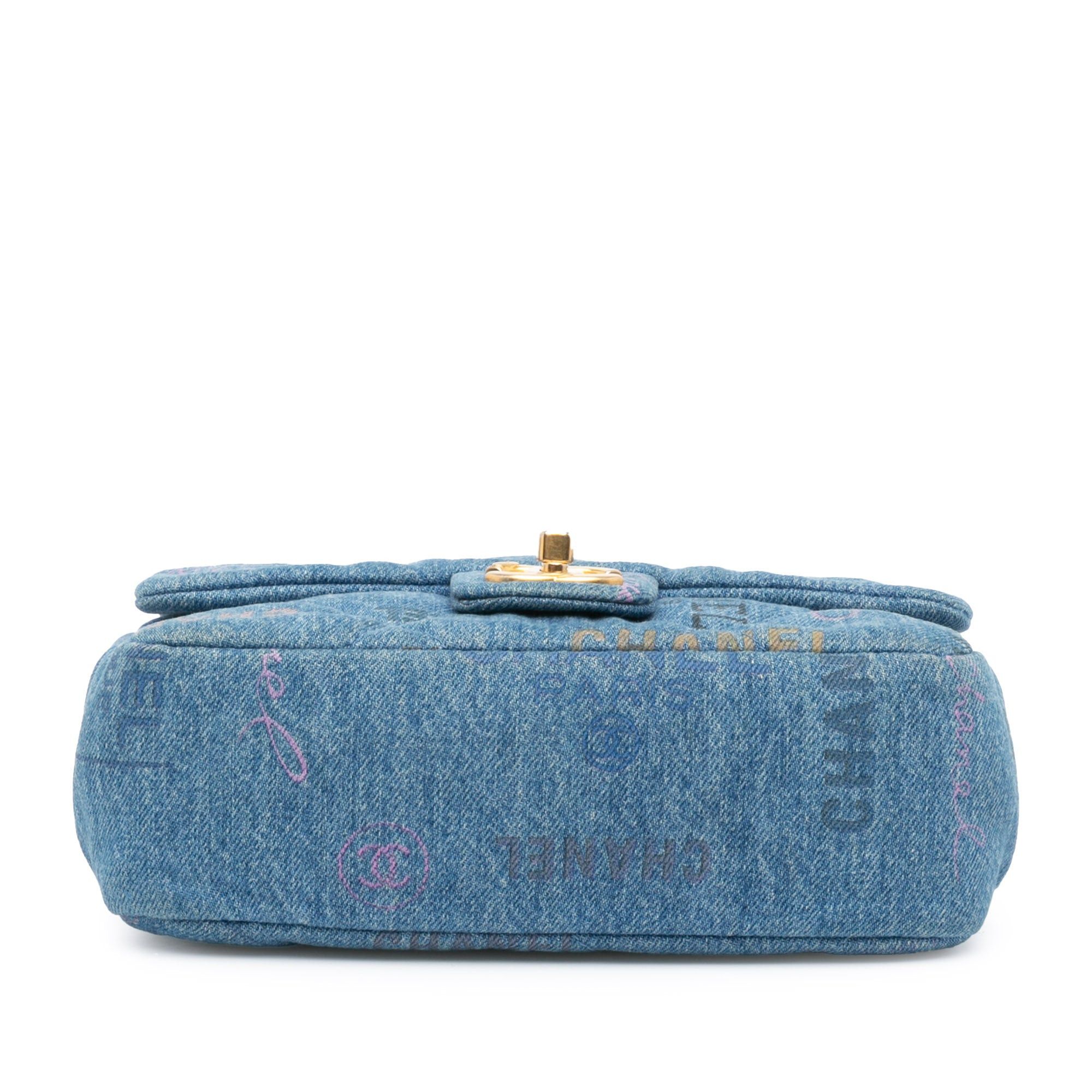 Chanel Chanel Mini Rectangular Denim Mood Flap Blue Size ONE SIZE - 3 Thumbnail