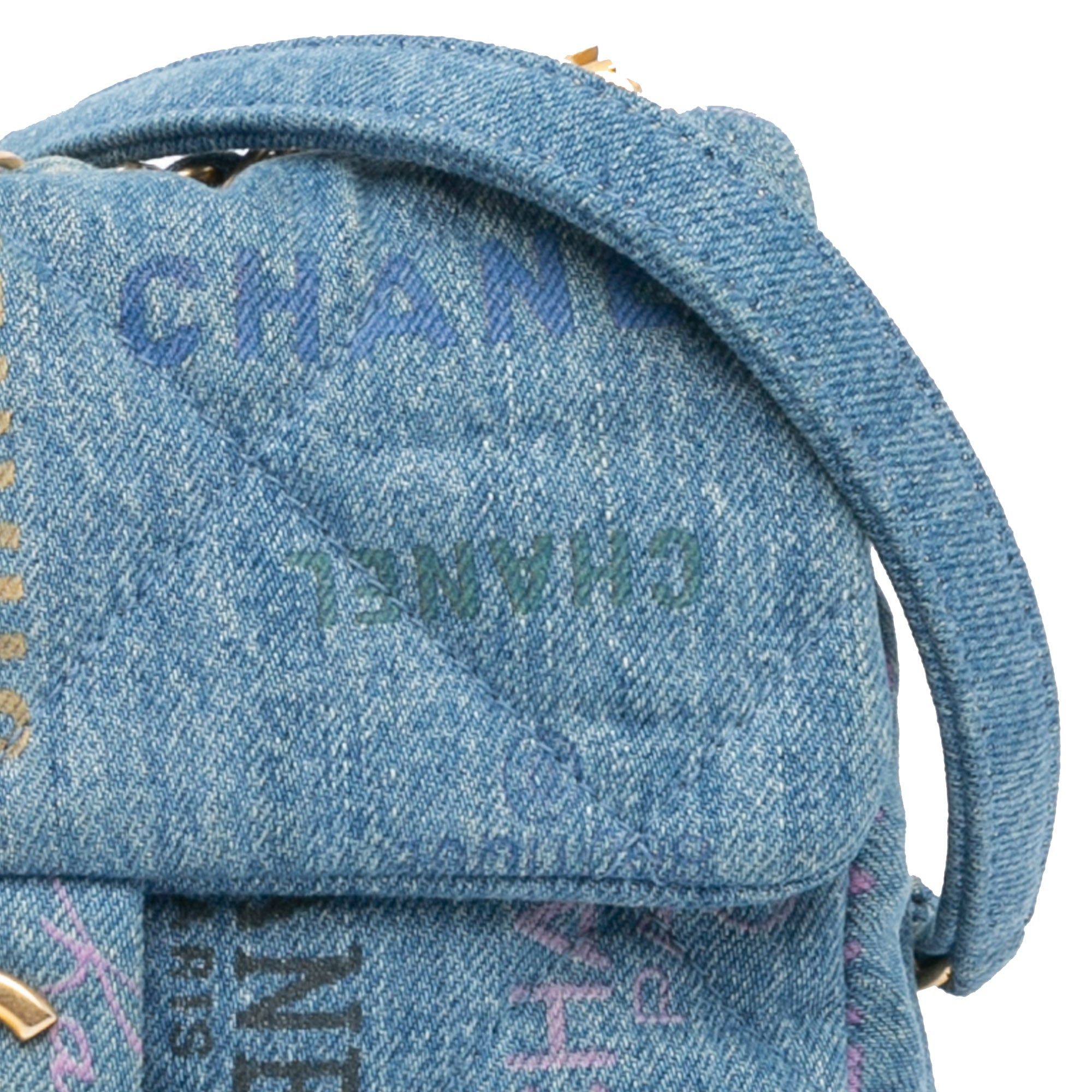 Chanel Chanel Mini Rectangular Denim Mood Flap Blue Size ONE SIZE - 7 Thumbnail