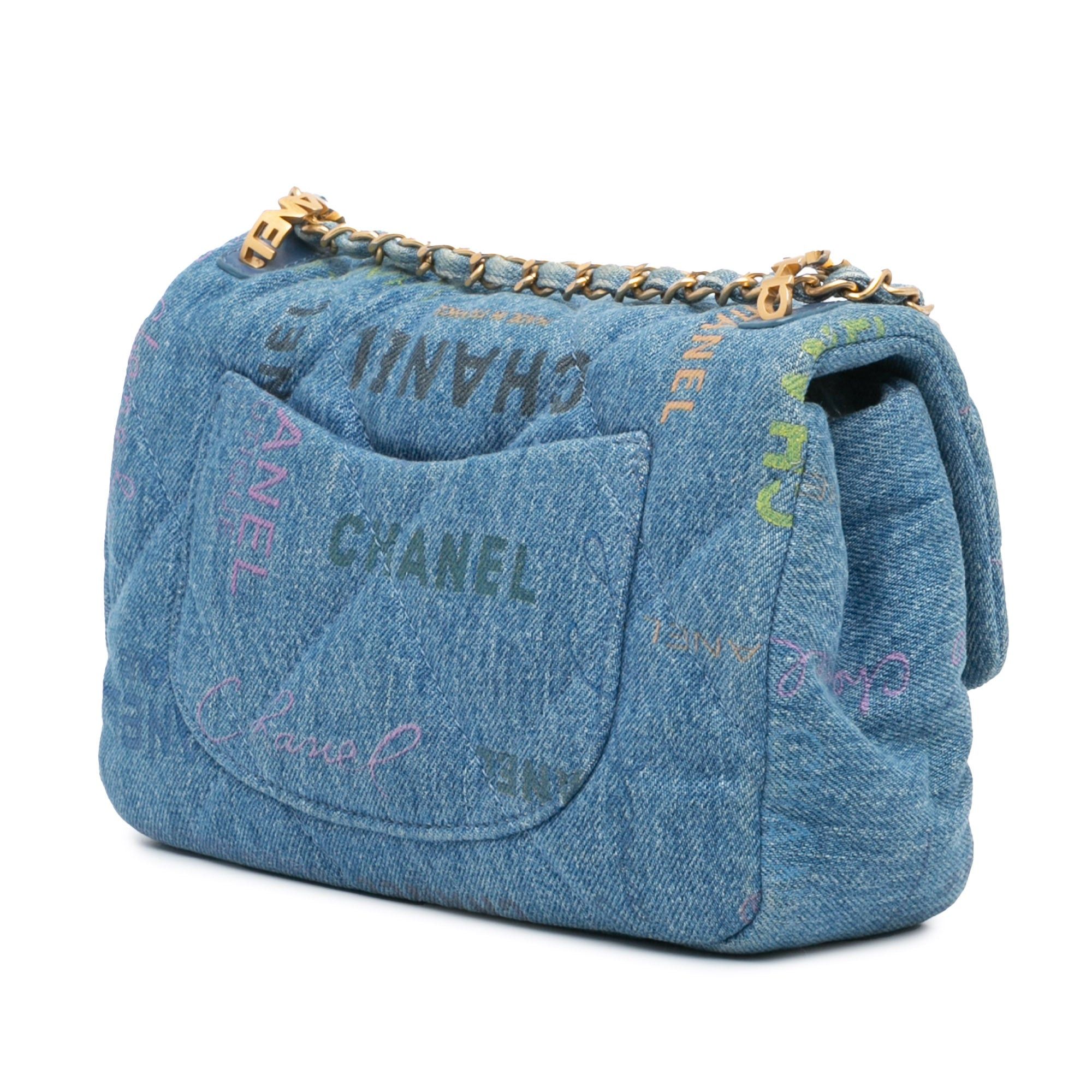 Chanel Chanel Mini Rectangular Denim Mood Flap Blue Size ONE SIZE - 2 Thumbnail