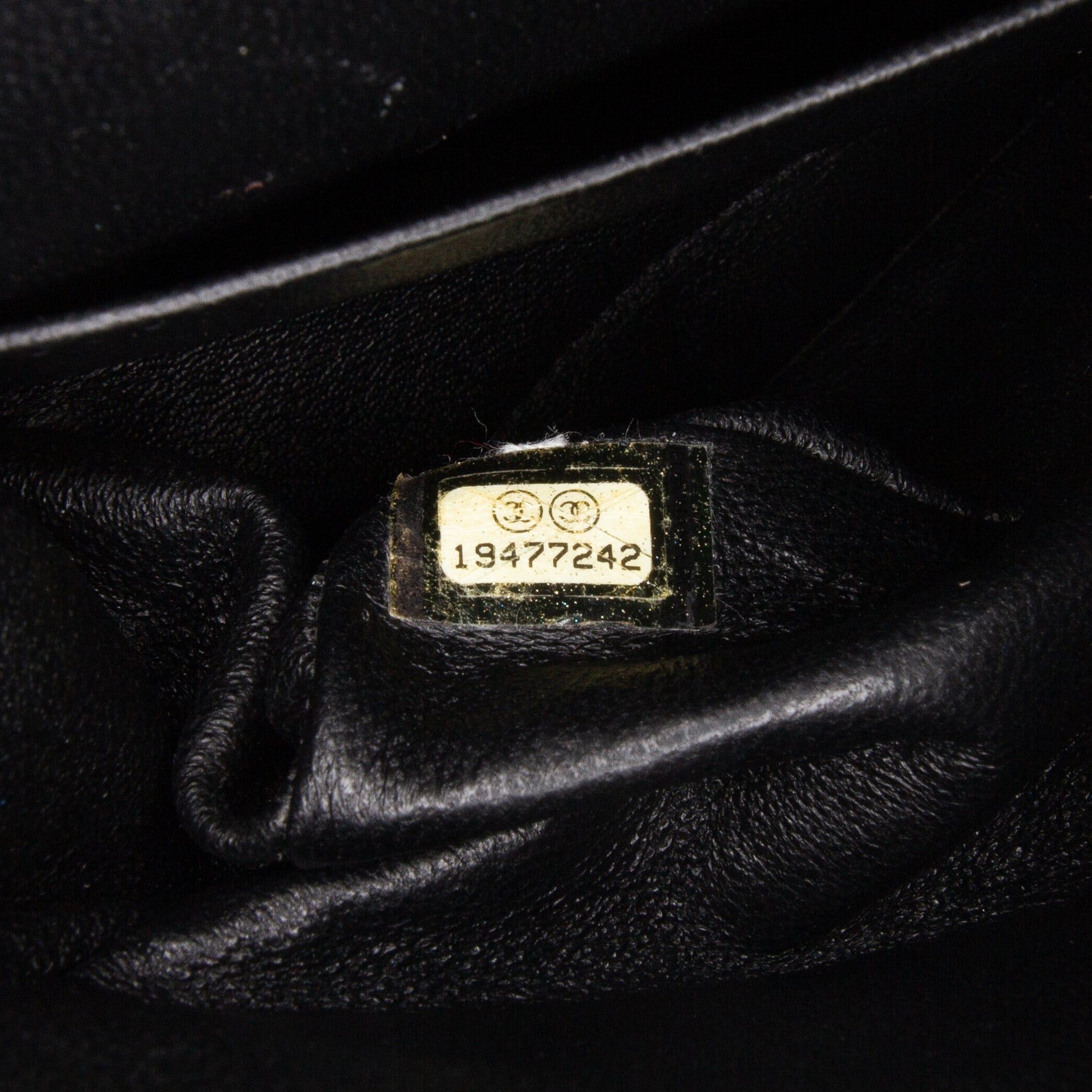 Chanel Chanel Medium Classic Jersey Double Flap Black Size ONE SIZE - 6 Thumbnail