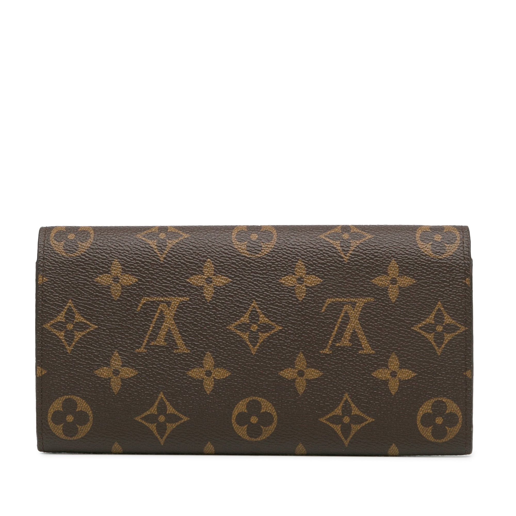 Louis Vuitton Louis Vuitton Monogram Emilie Wallet Brown Size ONE SIZE - 4 Thumbnail