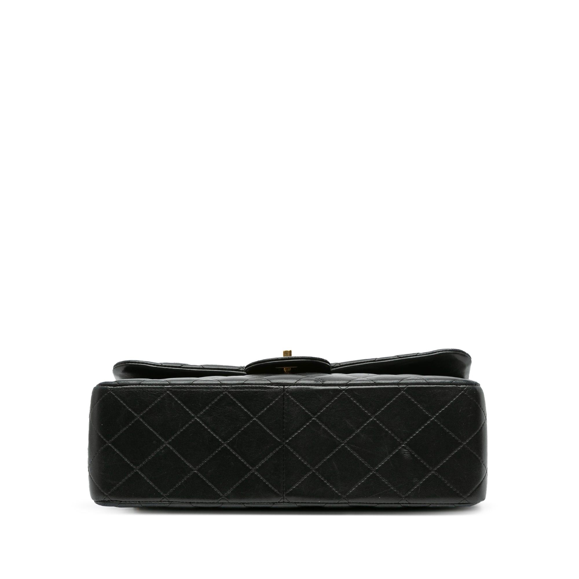 Chanel Chanel Jumbo Classic Lambskin Double Flap Black Size ONE SIZE - 3 Thumbnail