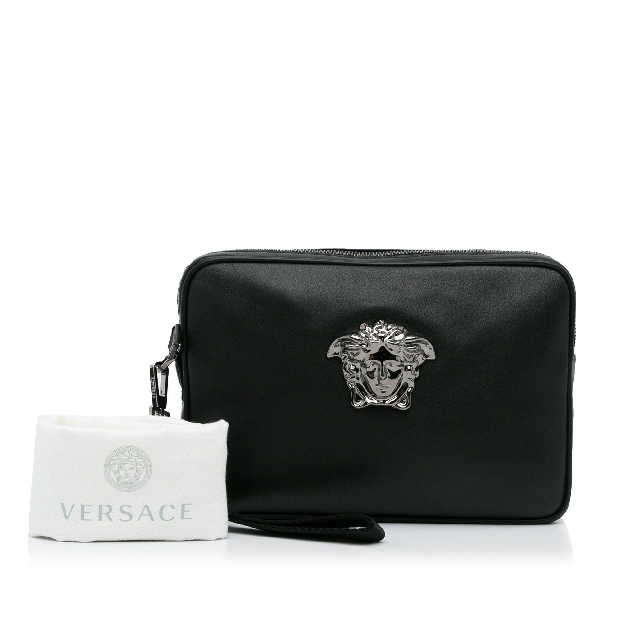 Versace Versace Medusa Clutch Black Size ONE SIZE - 12 Thumbnail