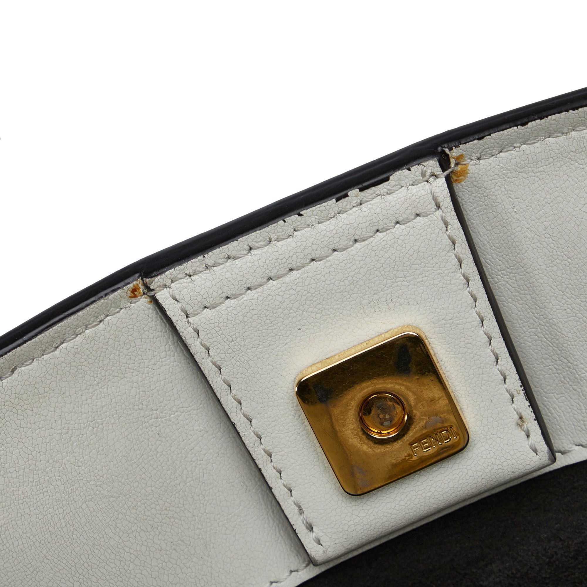 Fendi Fendi Medium Glacier FF Tote White Size ONE SIZE - 9 Thumbnail