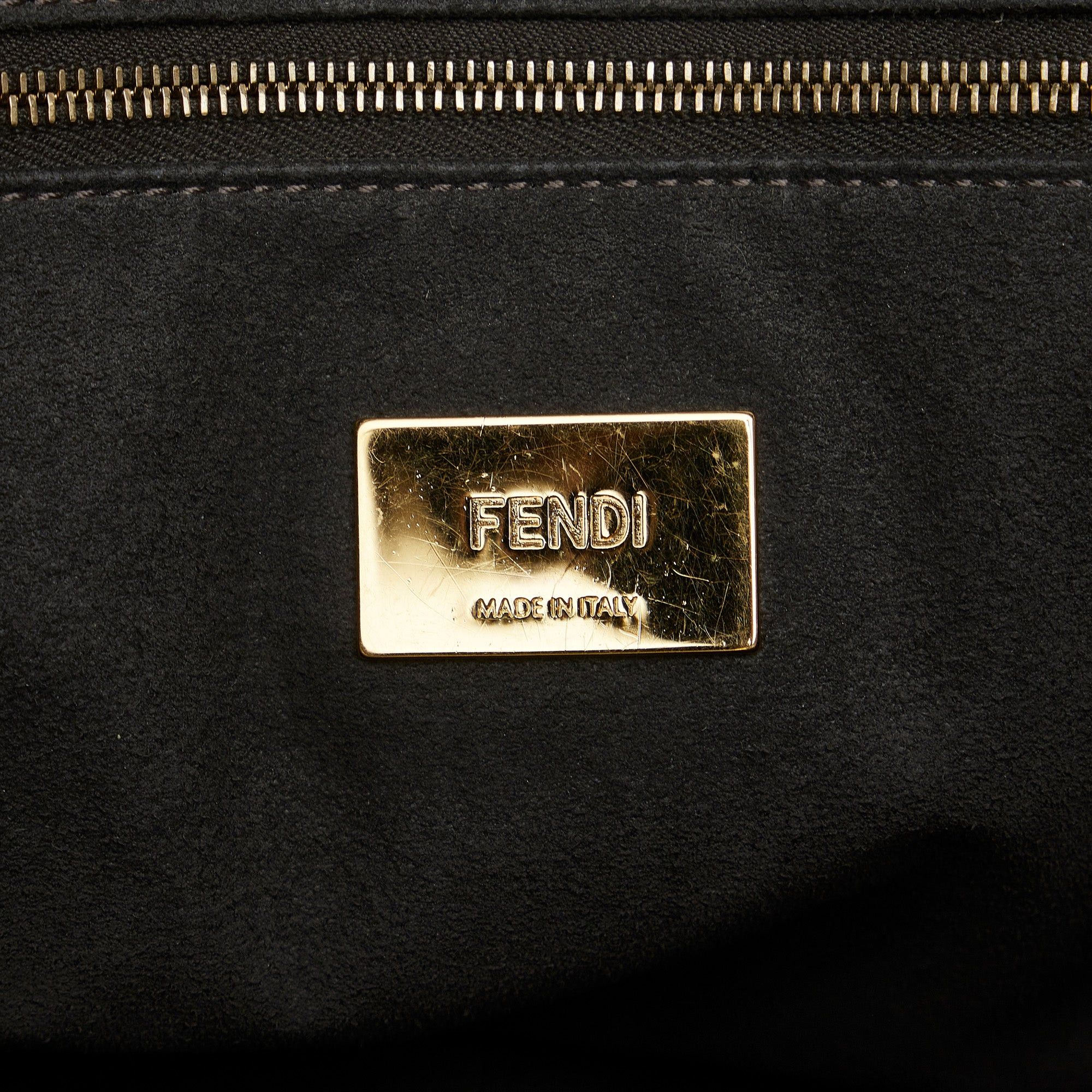Fendi Fendi Medium Glacier FF Tote White Size ONE SIZE - 6 Thumbnail