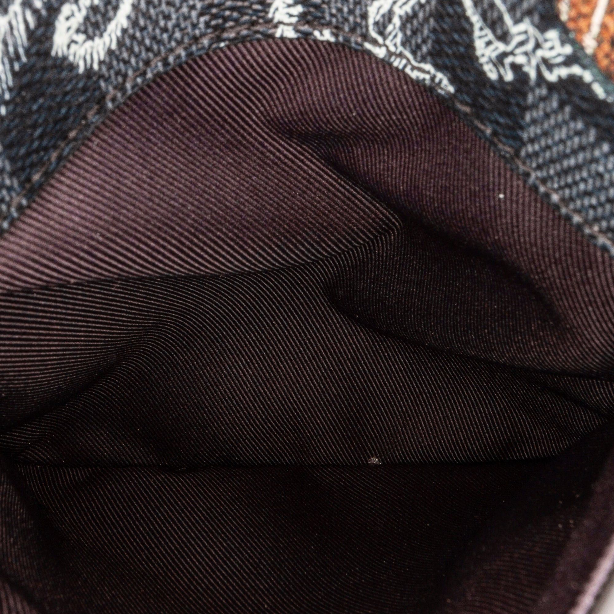 Louis Vuitton Louis Vuitton Damier Graphite Renaissance Map Danube Slim PM Black Size ONE SIZE - 7 Thumbnail