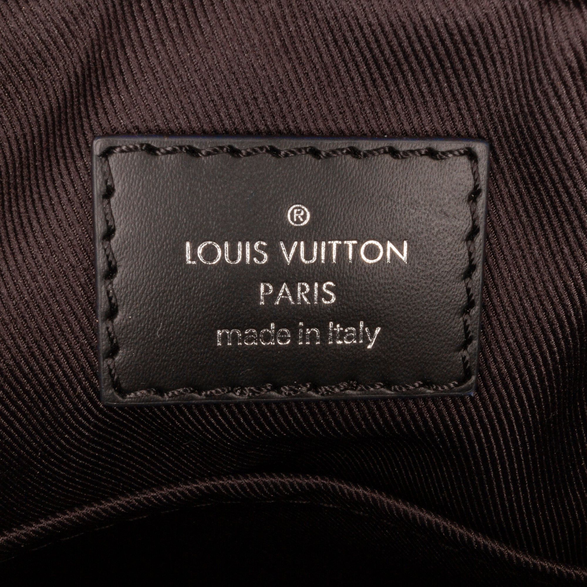 Louis Vuitton Louis Vuitton Damier Graphite Renaissance Map Danube Slim PM Black Size ONE SIZE - 8 Thumbnail