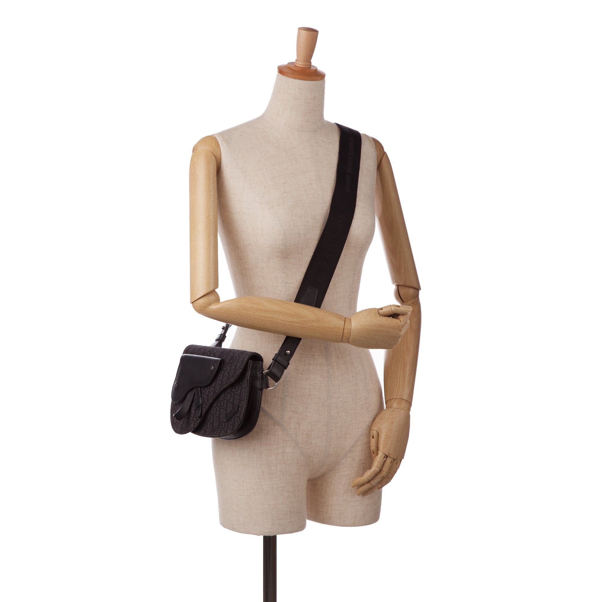 Dior Dior Oblique Saddle Messenger Bag Black Size ONE SIZE - 9 Thumbnail