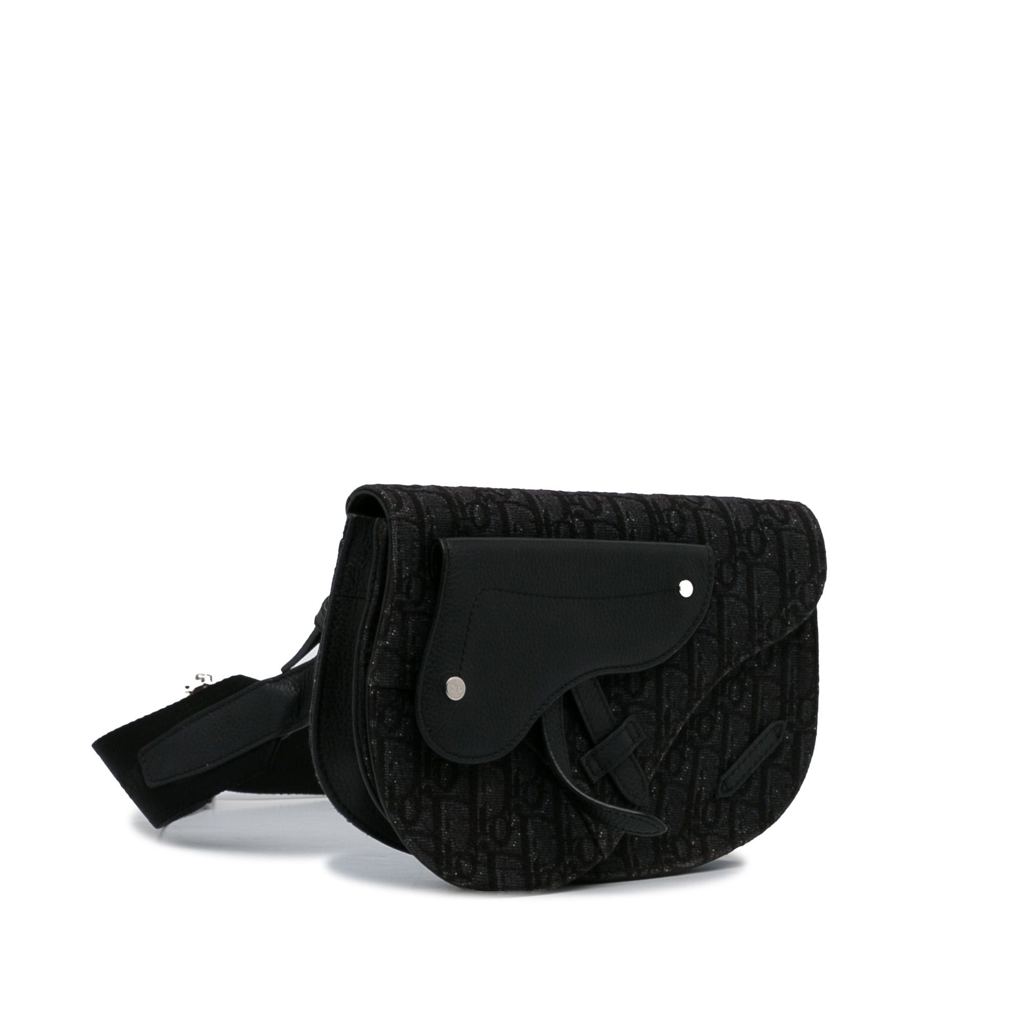 Dior Dior Oblique Saddle Messenger Bag Black Size ONE SIZE - 2 Thumbnail