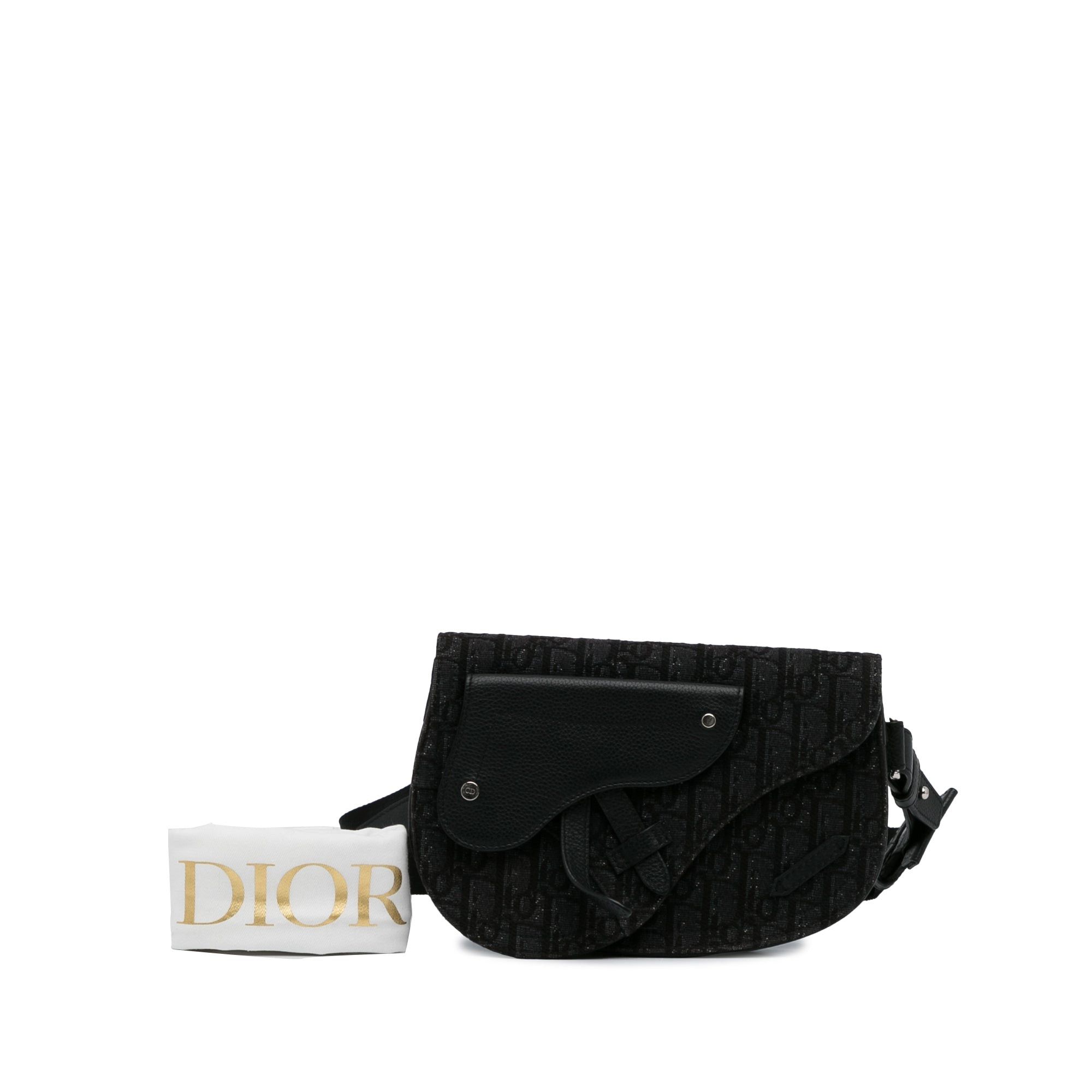 Dior Dior Oblique Saddle Messenger Bag Black Size ONE SIZE - 10 Thumbnail