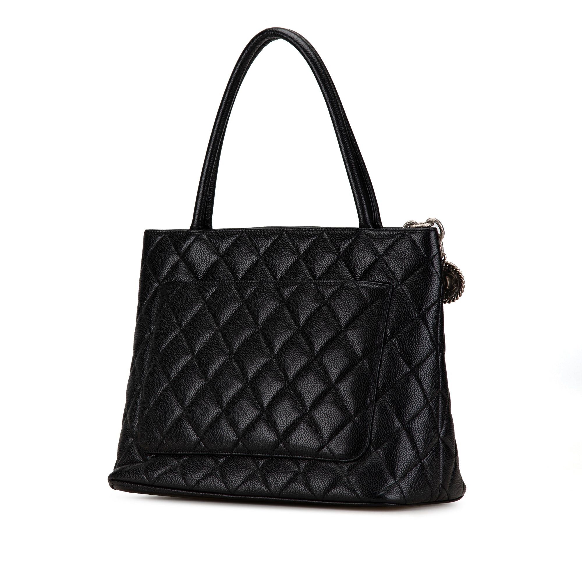 Chanel Chanel Caviar Medallion Tote Black Size ONE SIZE - 2 Thumbnail