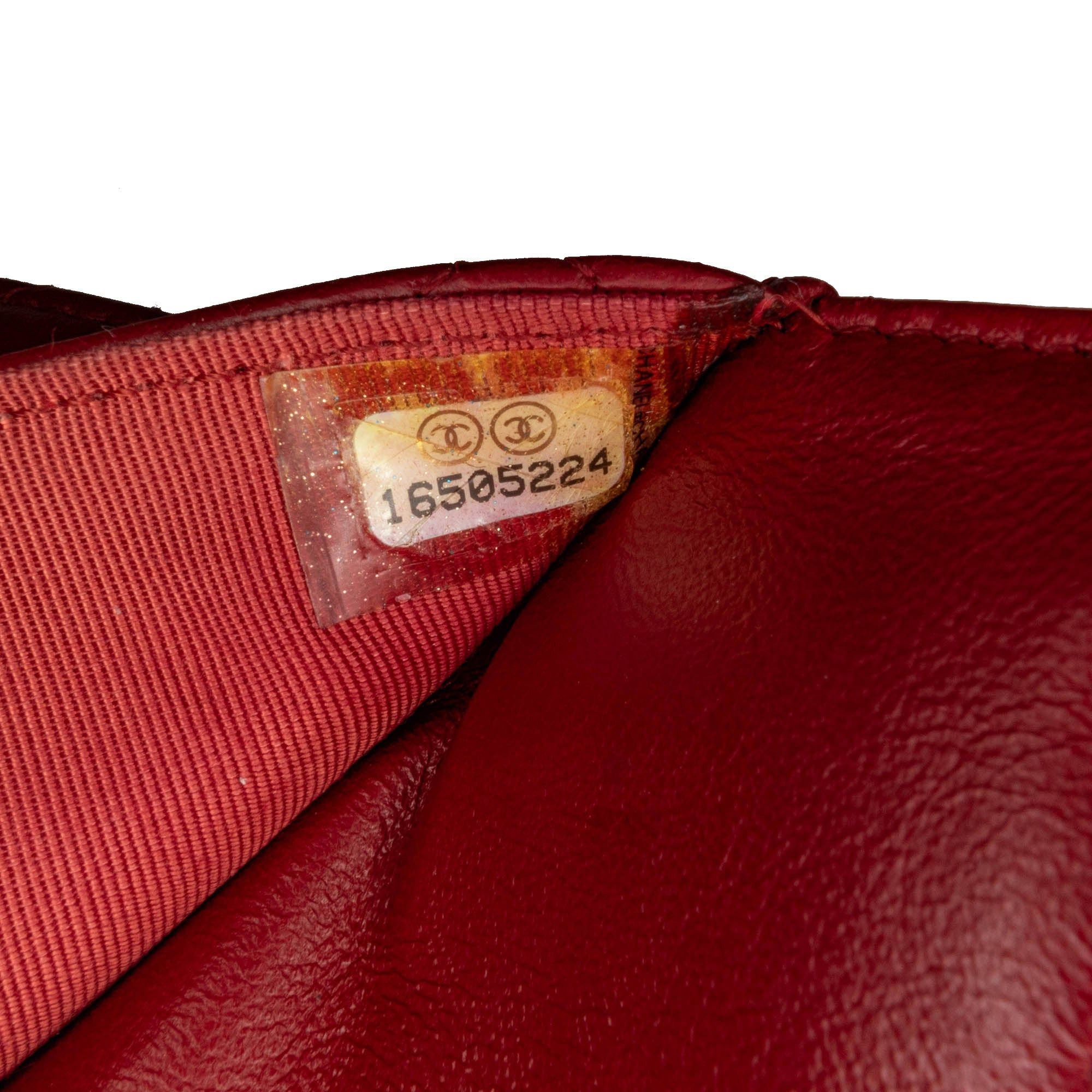 Chanel Chanel Classic Lambskin Wallet on Chain Red Size ONE SIZE - 9 Thumbnail