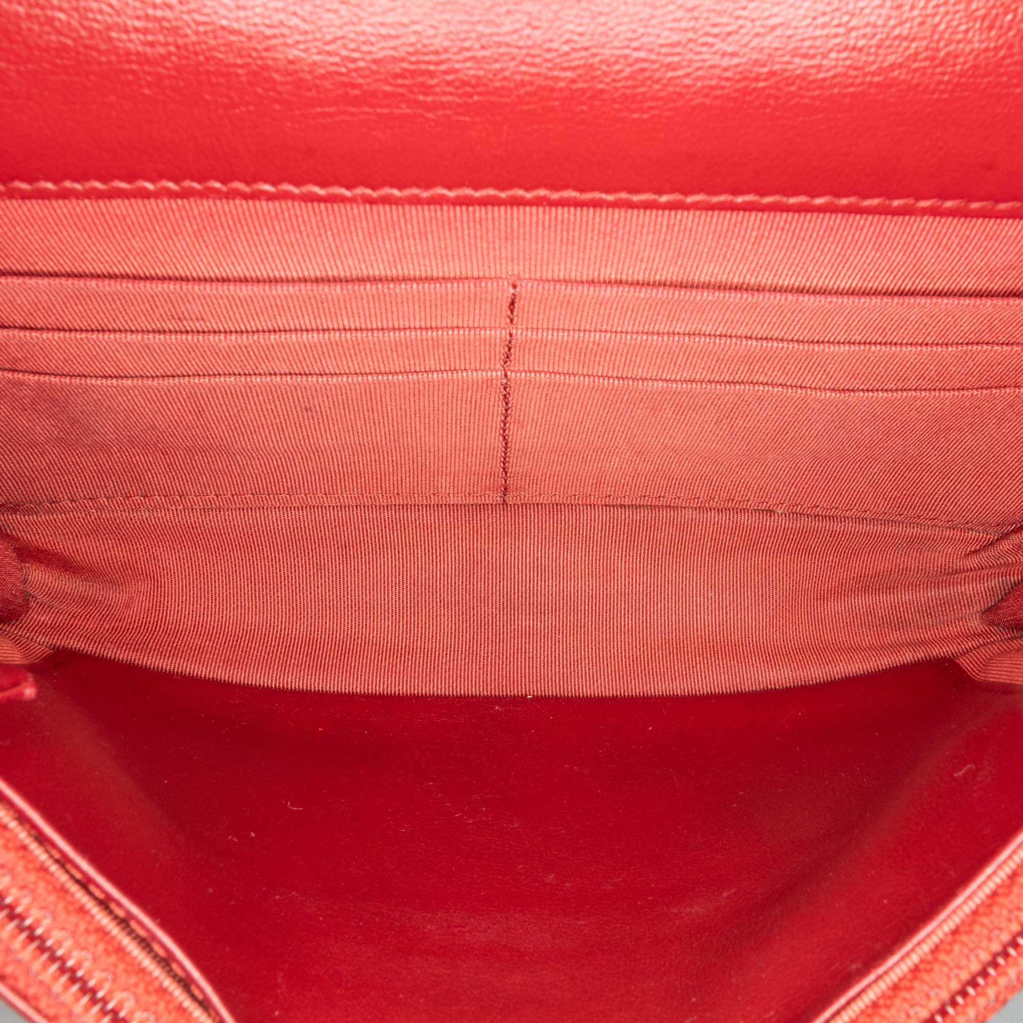 Chanel Chanel Classic Lambskin Wallet on Chain Red Size ONE SIZE - 5 Thumbnail