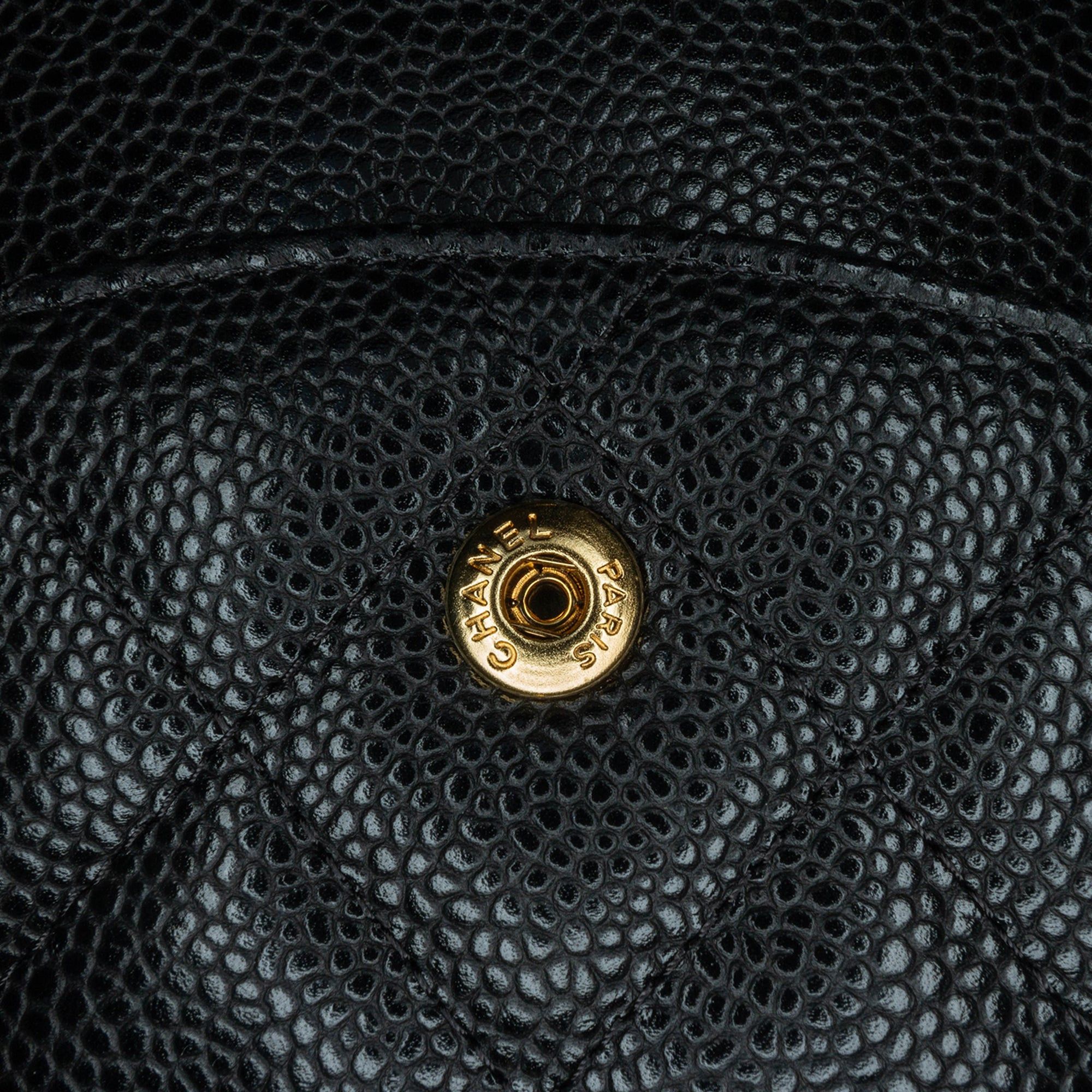 Chanel Chanel Jumbo Classic Caviar Double Flap Black Size ONE SIZE - 7 Thumbnail