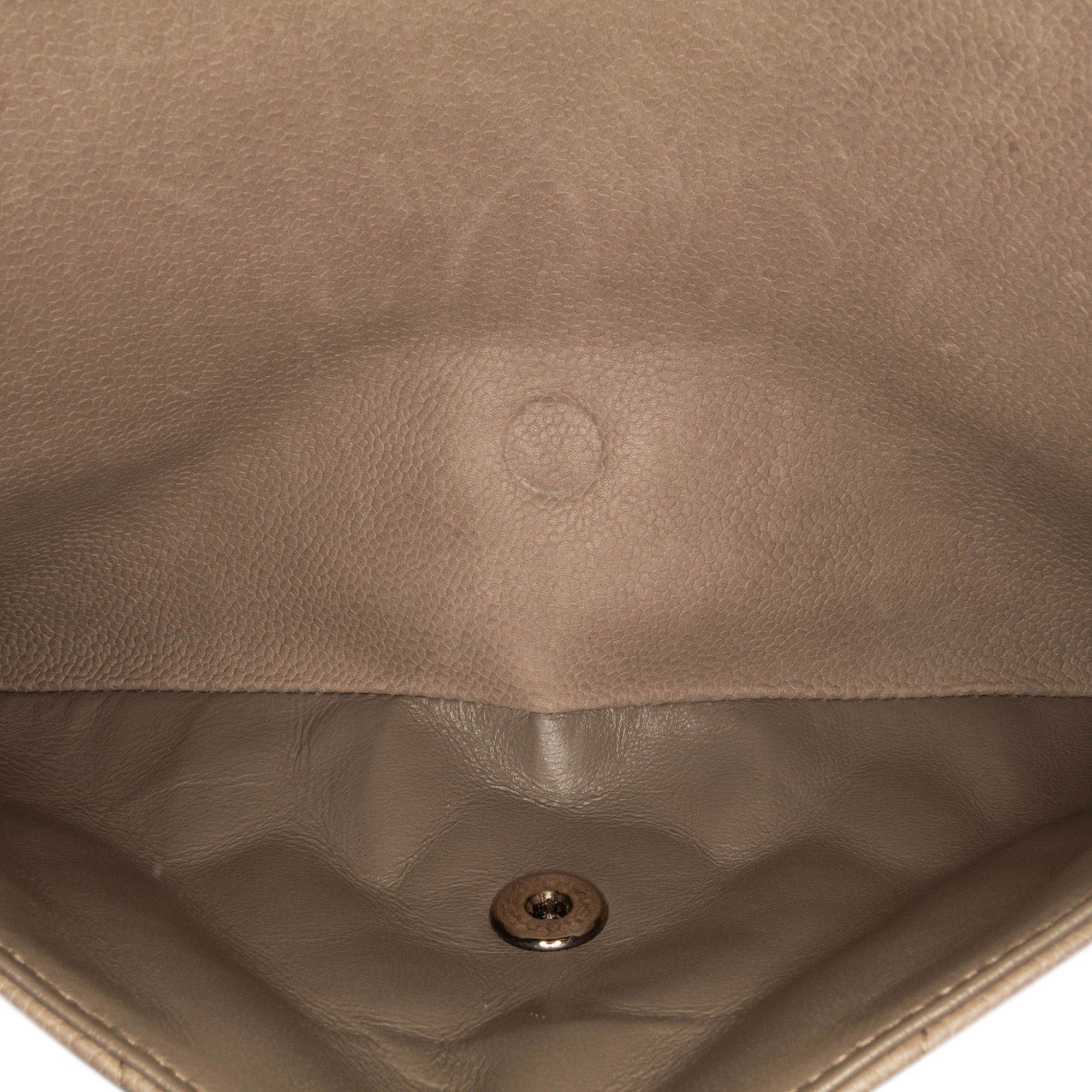 Chanel Chanel Jumbo Classic Caviar Double Flap Brown Size ONE SIZE - 5 Thumbnail