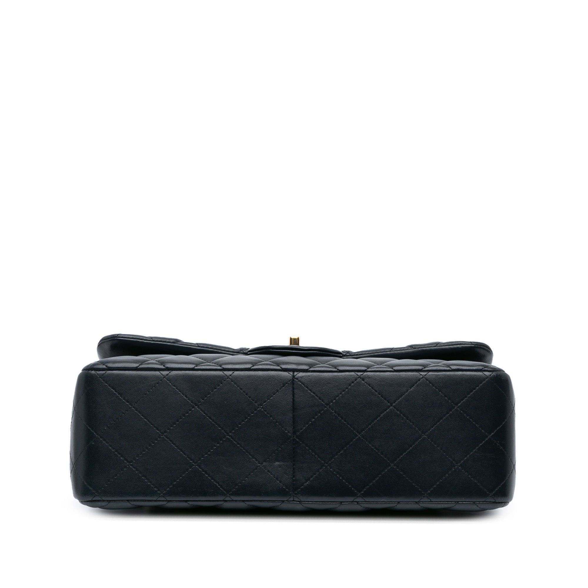 Chanel Chanel Jumbo Classic Lambskin Double Flap Black Size ONE SIZE - 3 Thumbnail