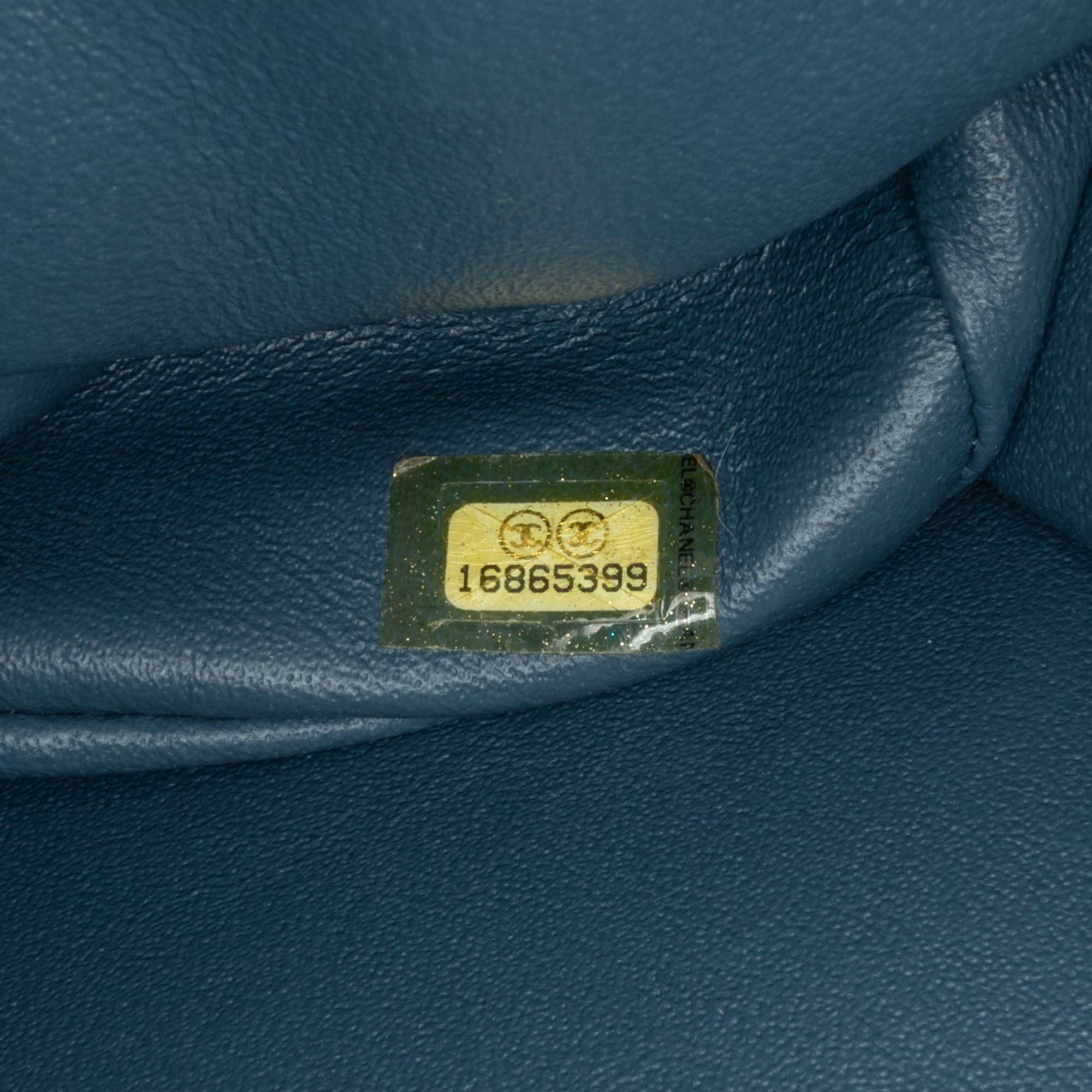 Chanel Chanel Jumbo Classic Lambskin Double Flap Blue Size ONE SIZE - 6 Thumbnail