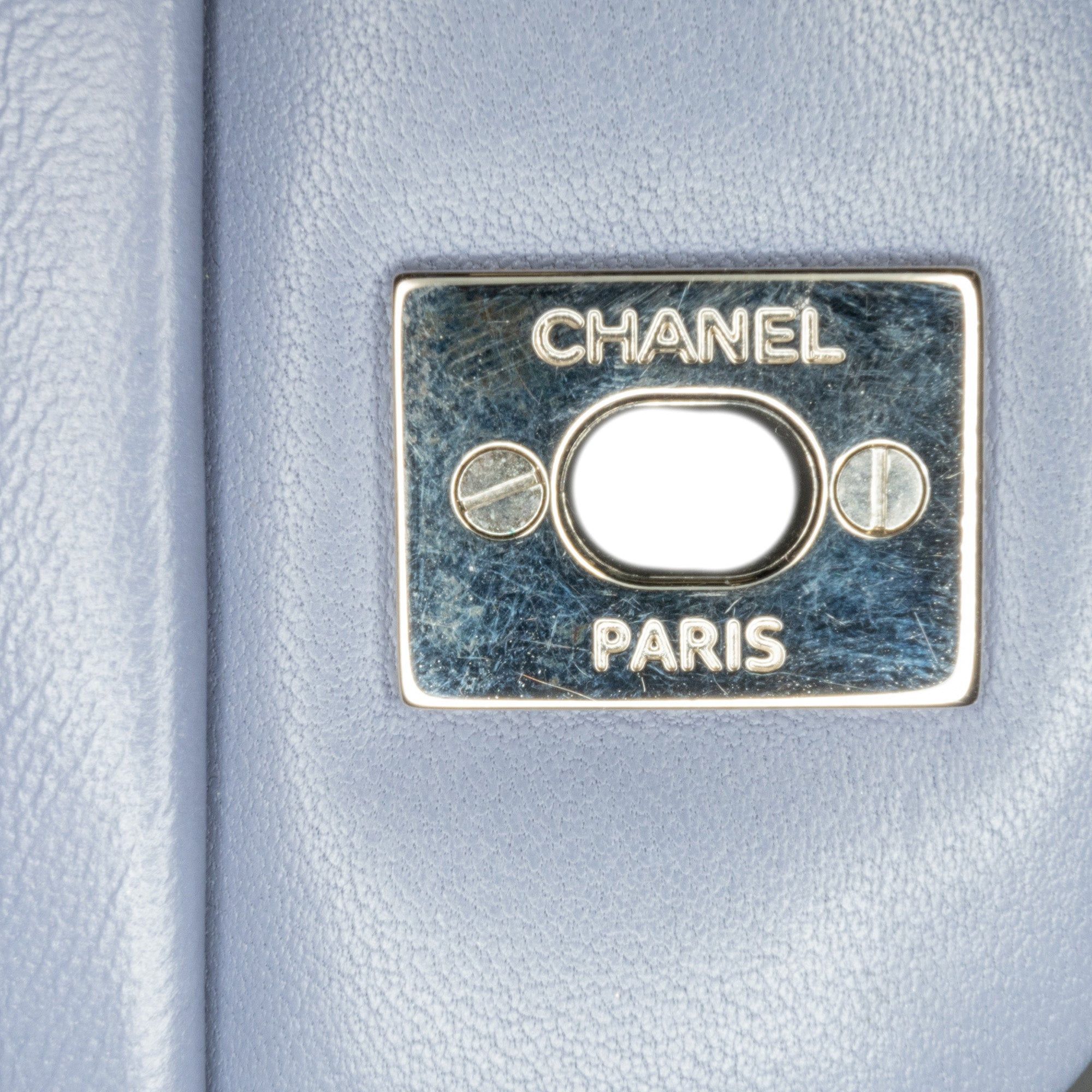 Chanel Chanel Jumbo Classic Lambskin Double Flap Purple Size ONE SIZE - 8 Thumbnail