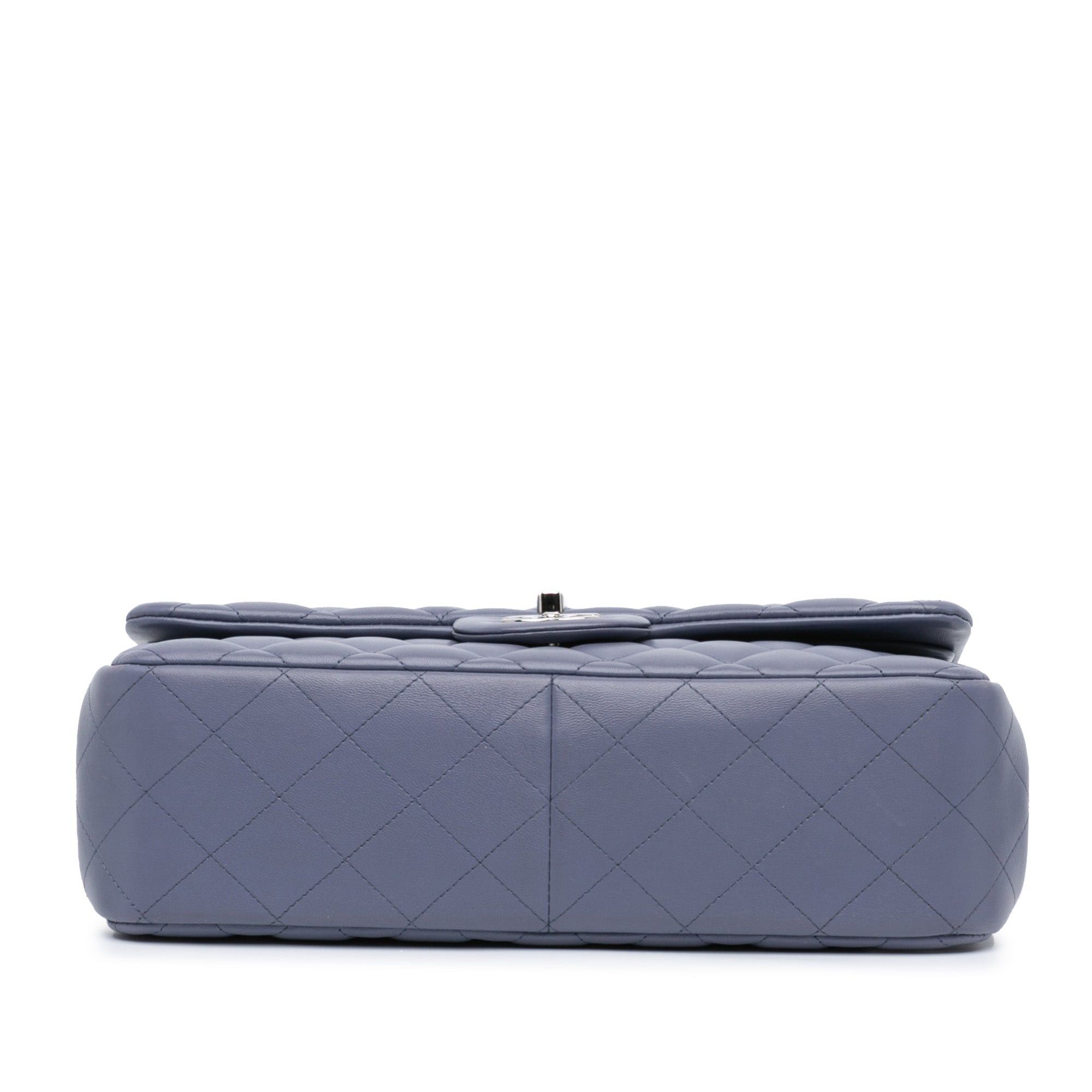 Chanel Chanel Jumbo Classic Lambskin Double Flap Purple Size ONE SIZE - 3 Thumbnail
