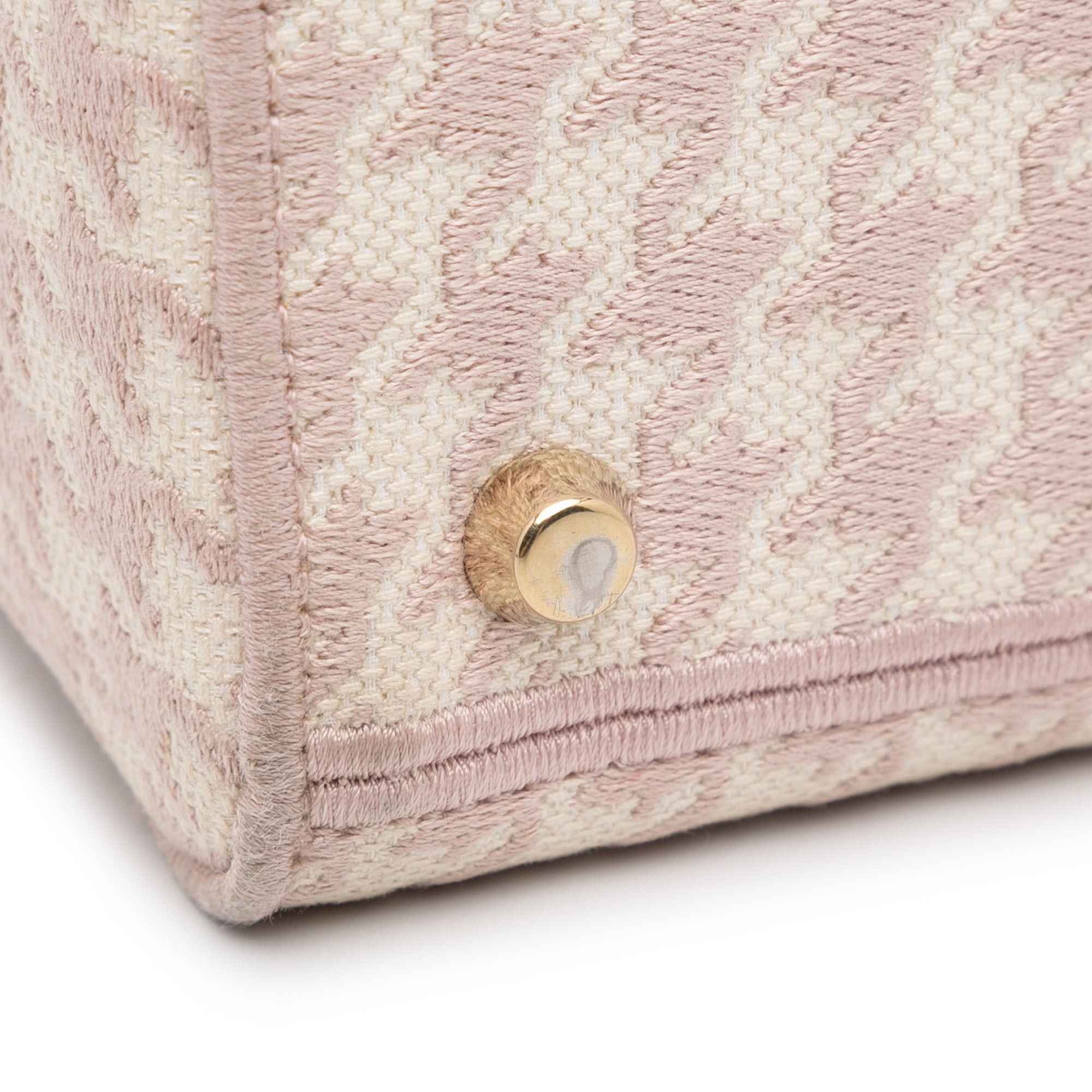 Dior Dior Small Houndstooth Lady D-Lite Pink Size ONE SIZE - 11 Thumbnail