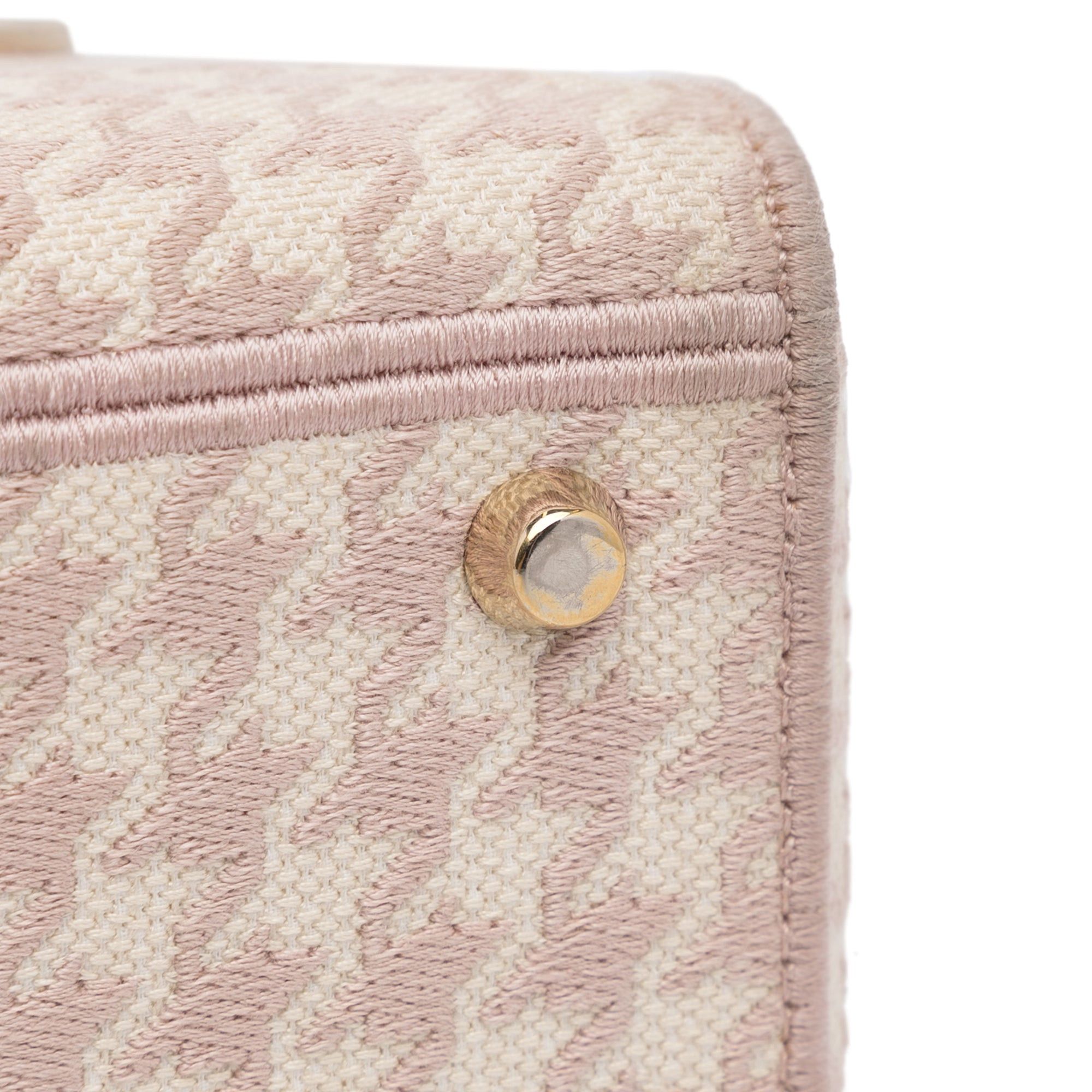 Dior Dior Small Houndstooth Lady D-Lite Pink Size ONE SIZE - 12 Thumbnail