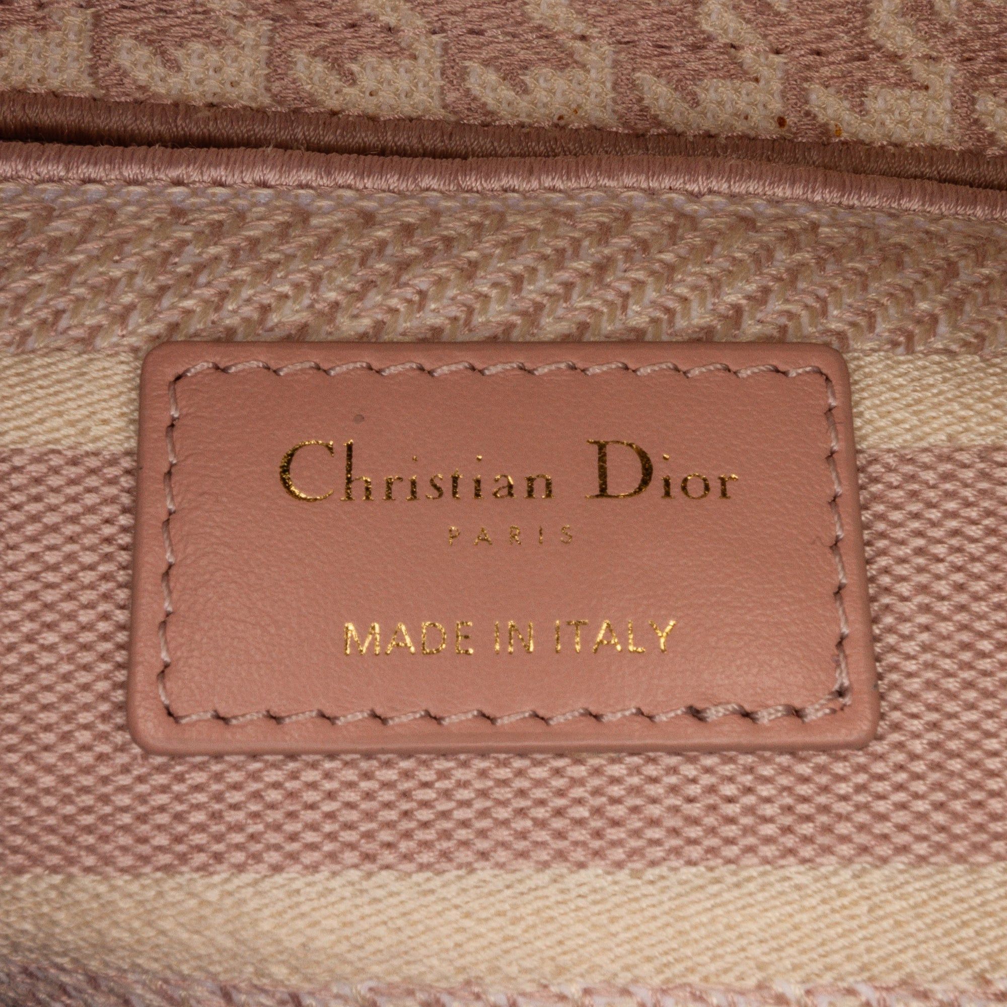 Dior Dior Small Houndstooth Lady D-Lite Pink Size ONE SIZE - 7 Thumbnail