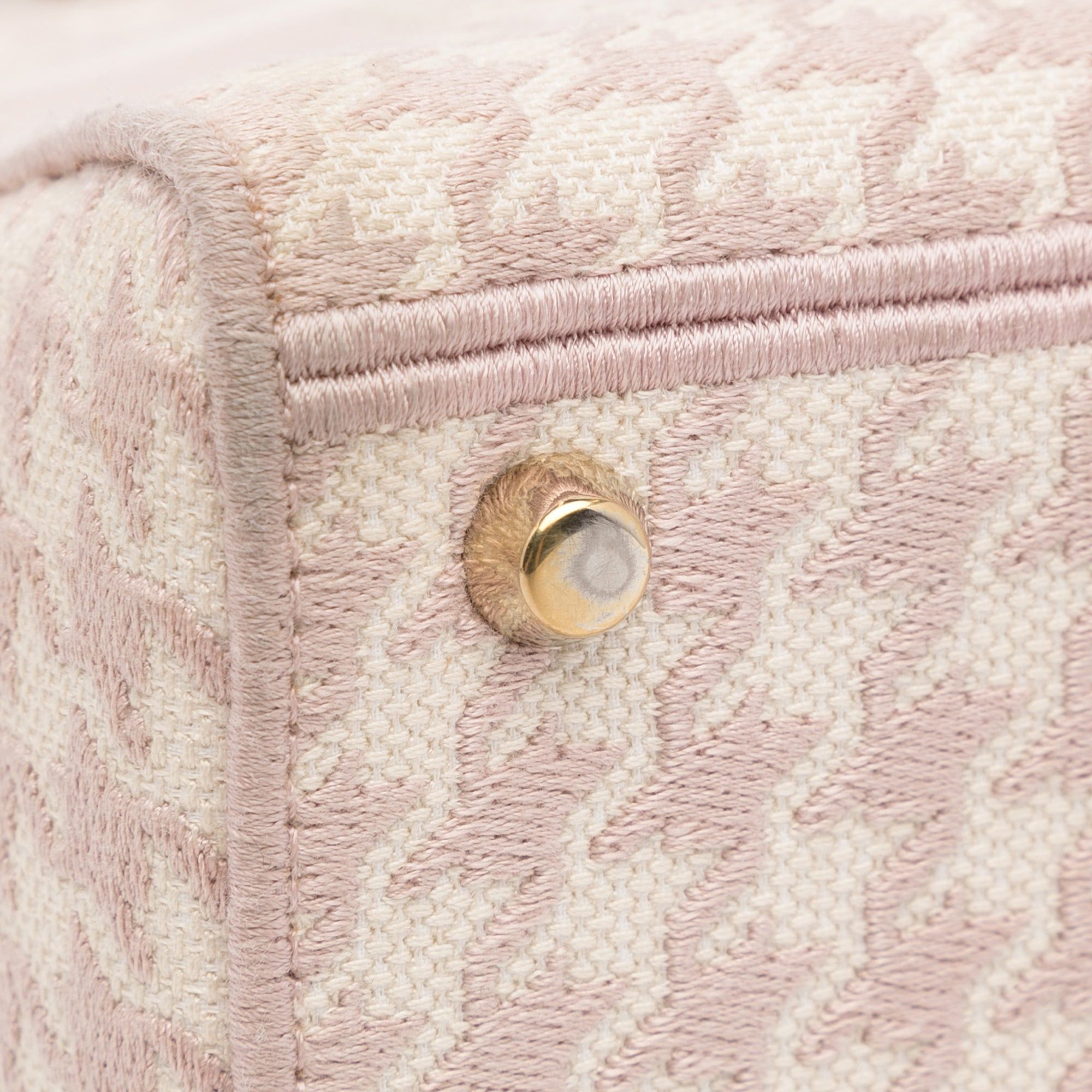 Dior Dior Small Houndstooth Lady D-Lite Pink Size ONE SIZE - 10 Thumbnail