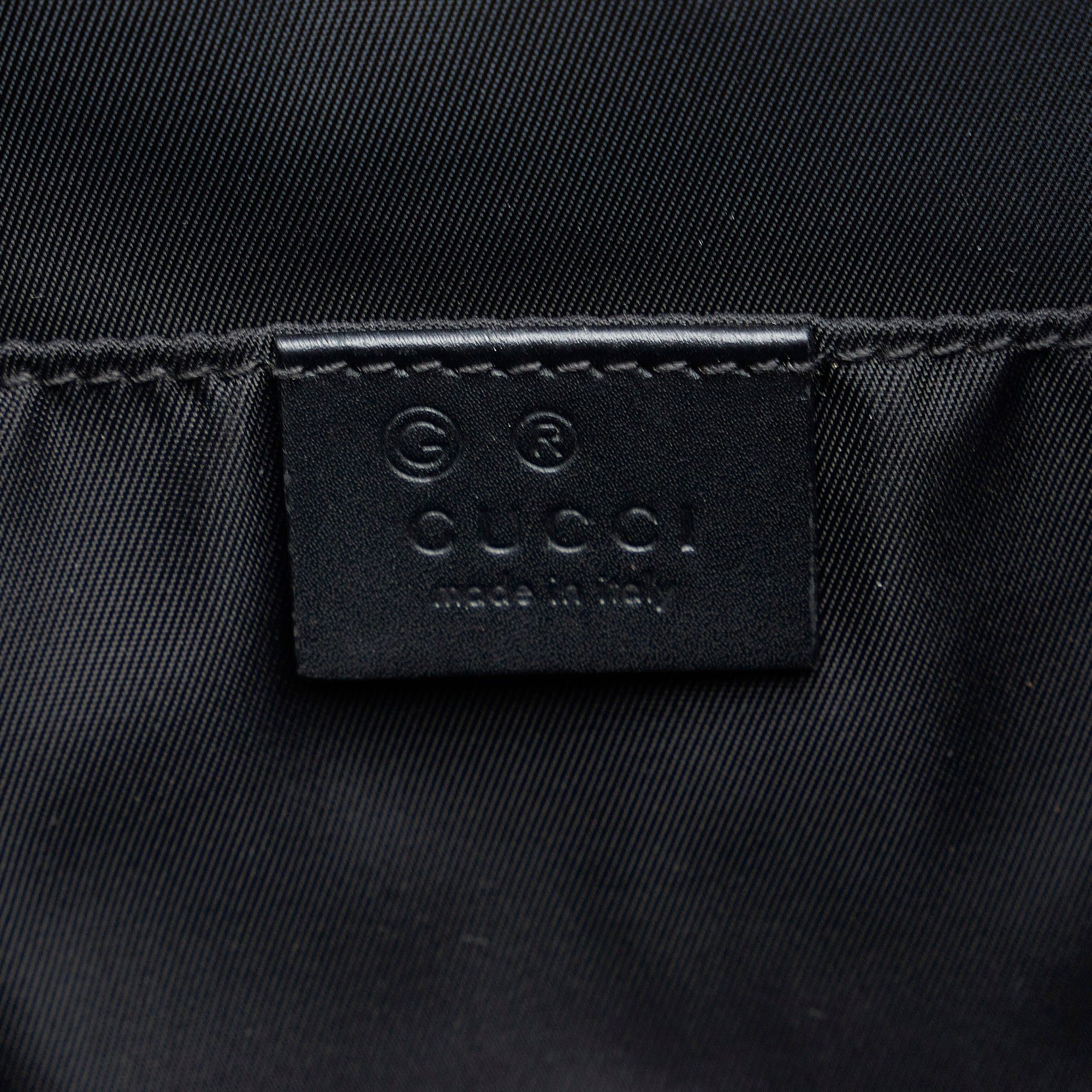Gucci Gucci Techno Web Canvas Clutch Black Size ONE SIZE - 6 Thumbnail
