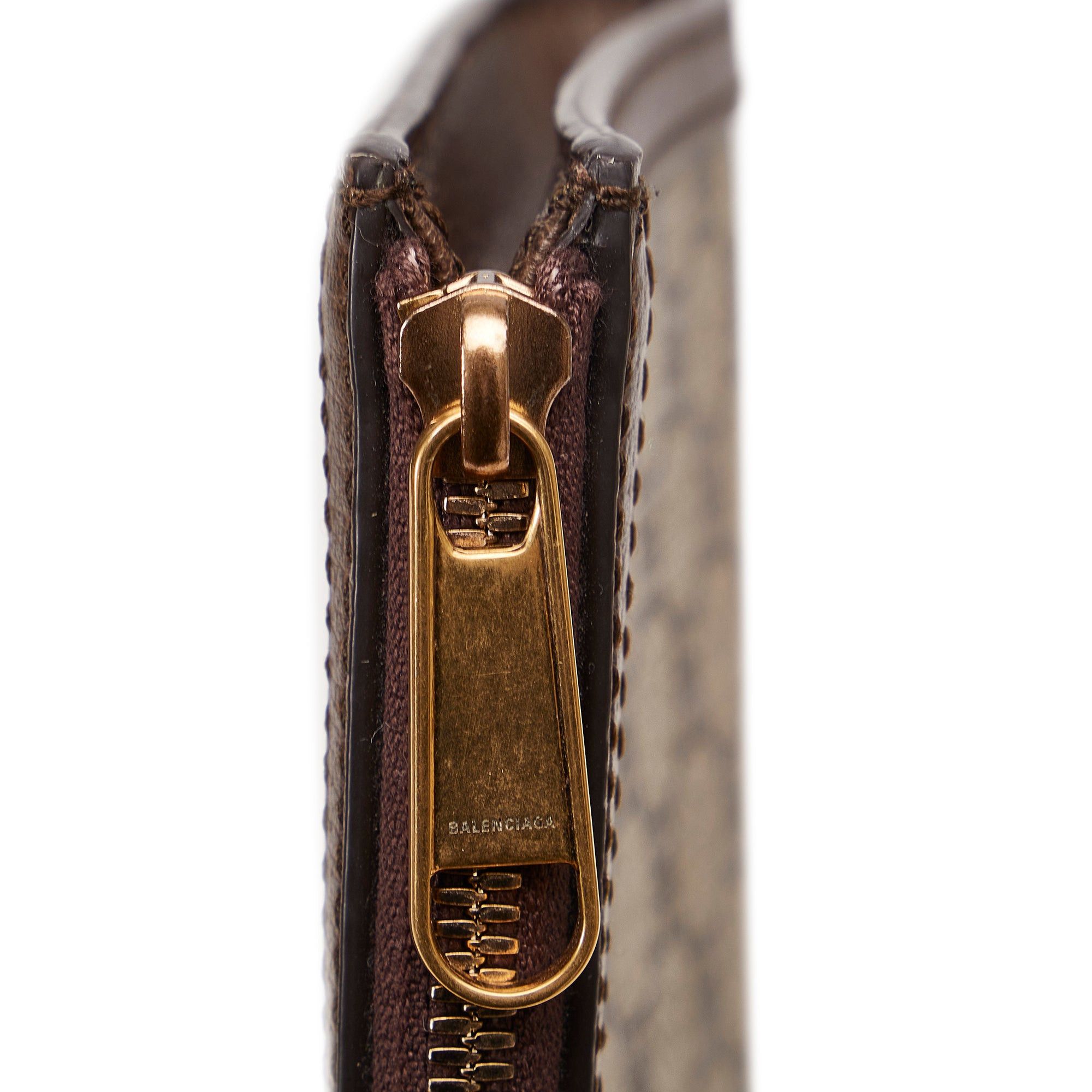 Gucci Gucci X Balenciaga BB Supreme Ophidia Web Clutch Brown Size ONE SIZE - 8 Thumbnail