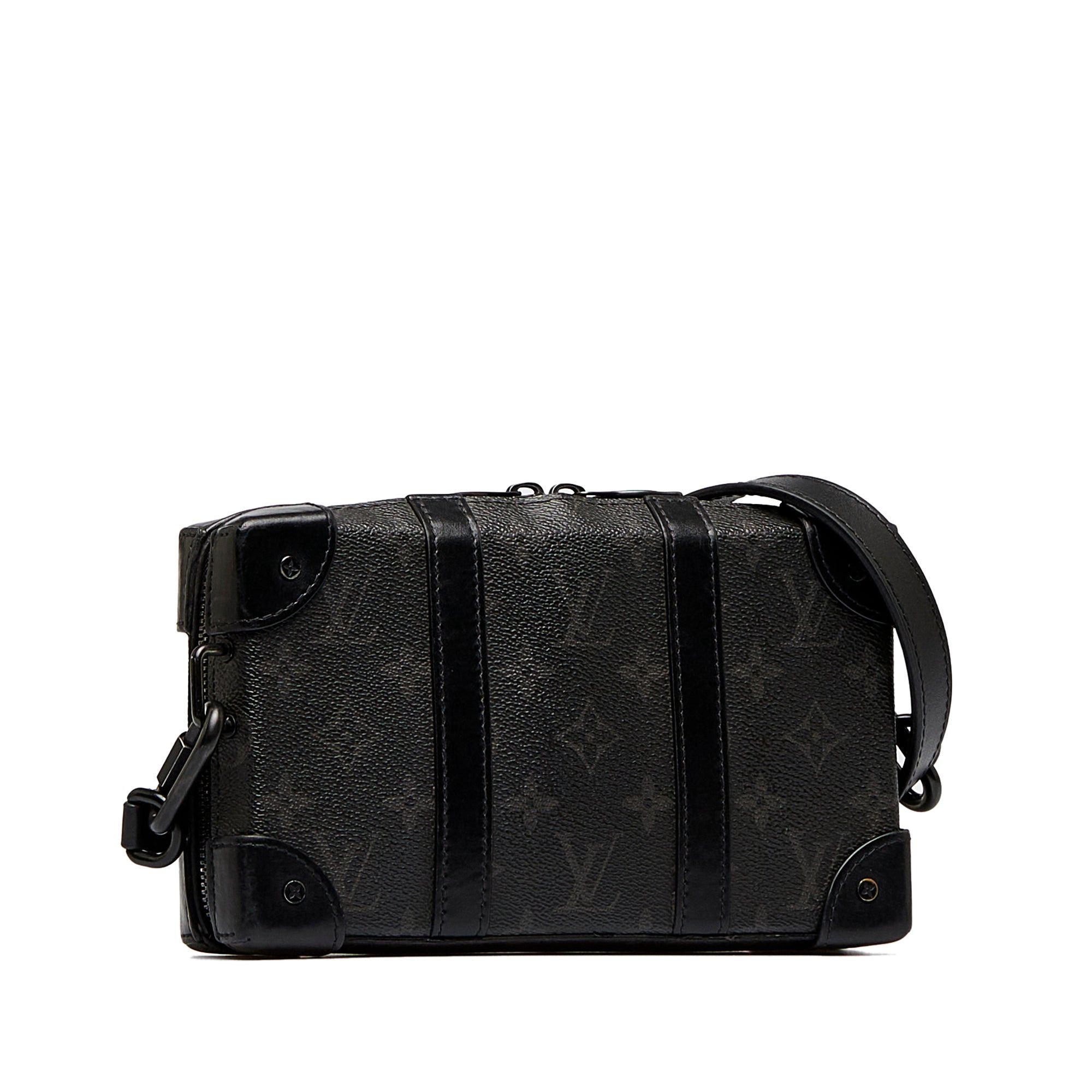 Louis Vuitton Louis Vuitton Monogram Eclipse Soft Trunk Wallet Crossbody Black Size ONE SIZE - 2 Thumbnail