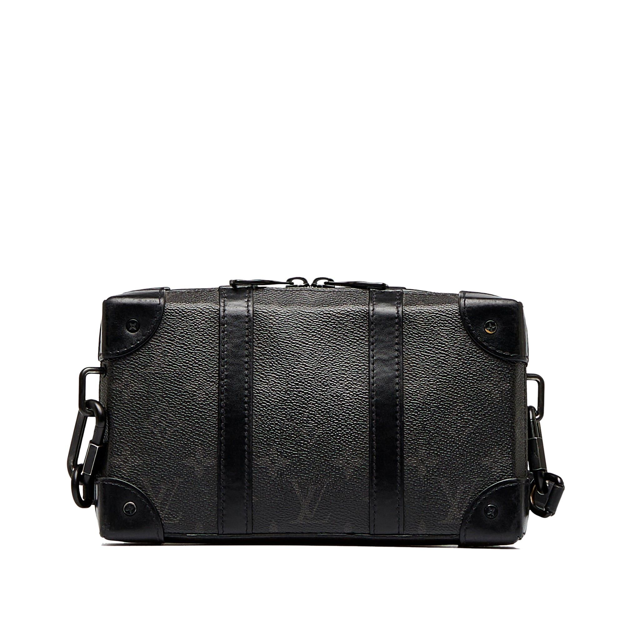 Louis Vuitton Louis Vuitton Monogram Eclipse Soft Trunk Wallet Crossbody Black Size ONE SIZE - 3 Thumbnail