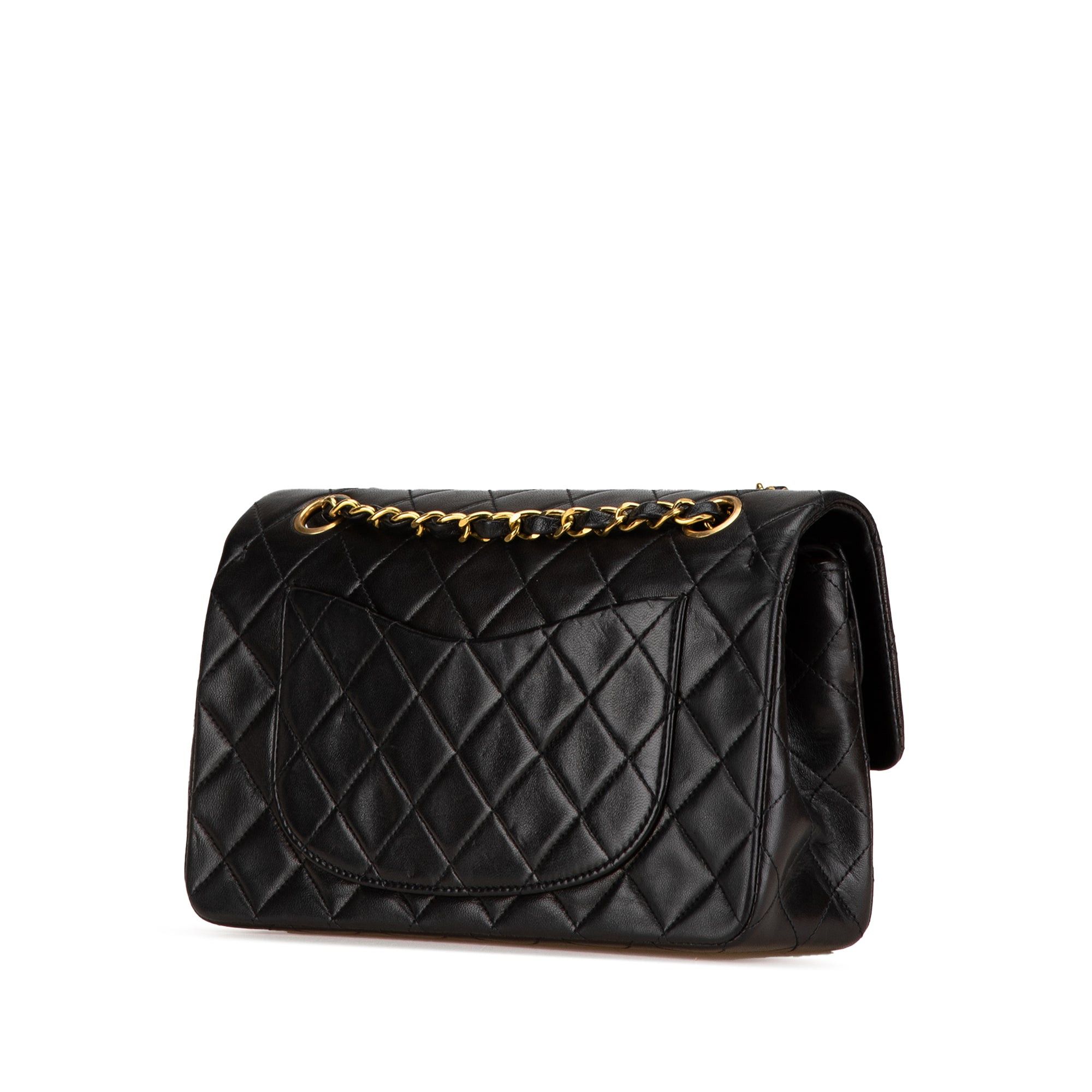 Chanel Chanel Small Classic Lambskin Double Flap Black Size ONE SIZE - 2 Thumbnail