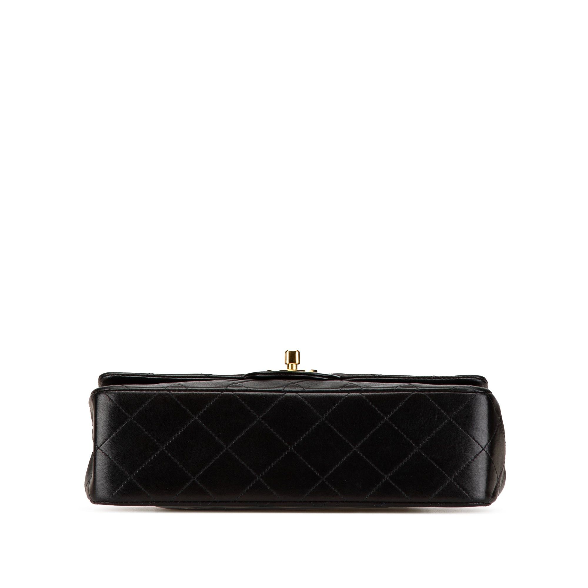 Chanel Chanel Small Classic Lambskin Double Flap Black Size ONE SIZE - 3 Thumbnail